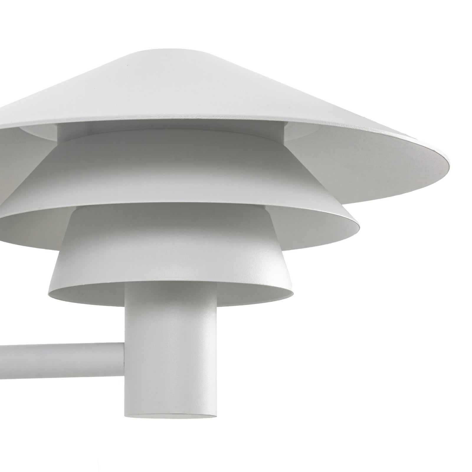 Montaro LED-Außenwandleuchte, IP54, weiß, Sensor, Aluminium - Lucande