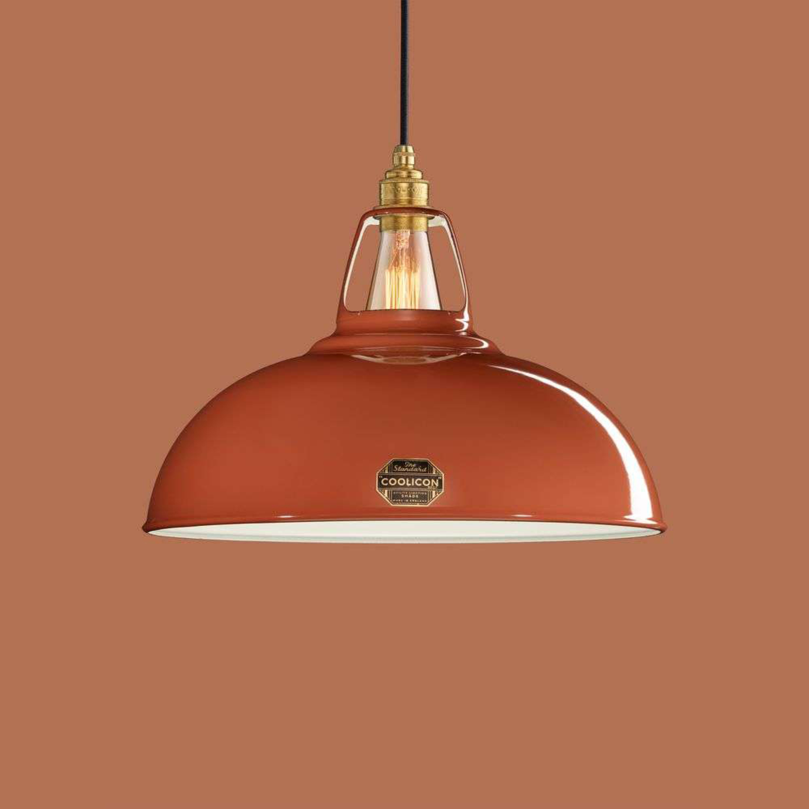 Large 1933 Design Lampada a Sospensione Terracotta - Coolicon