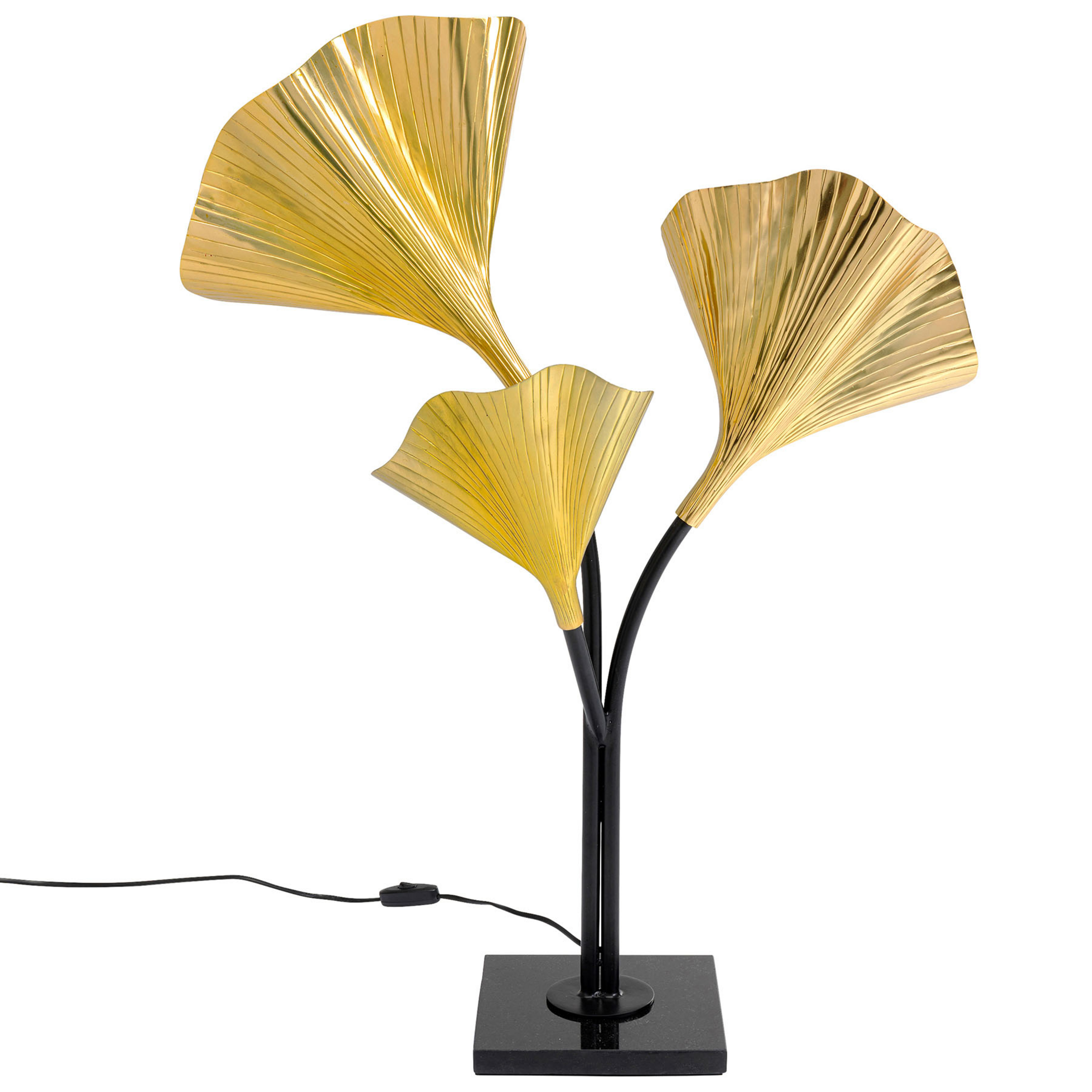 Lampada da tavolo Kare Gingko Tre, altezza 83 cm
