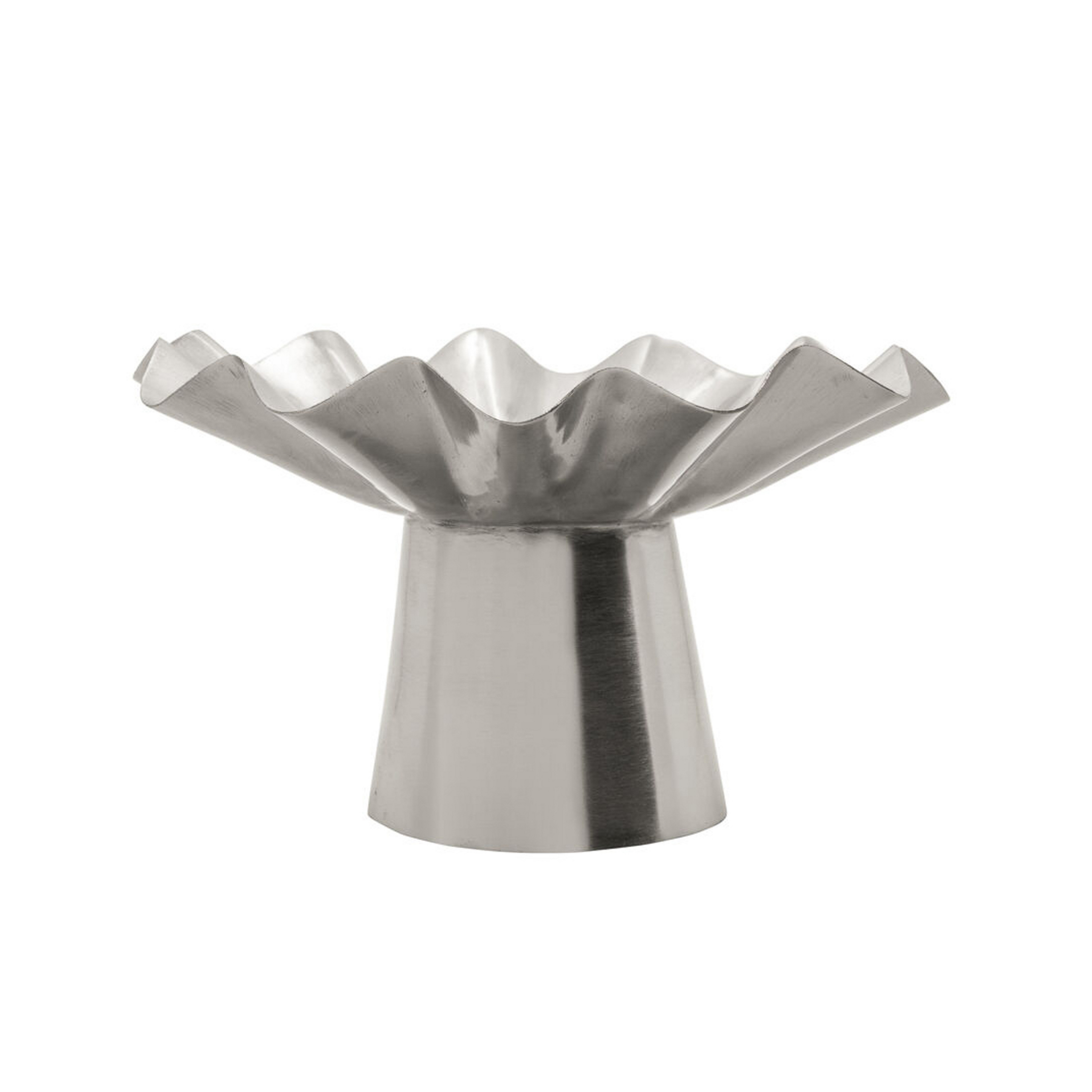 Miska do serwowania Flood, srebrna, Ø 22 cm, metal – House Doctor