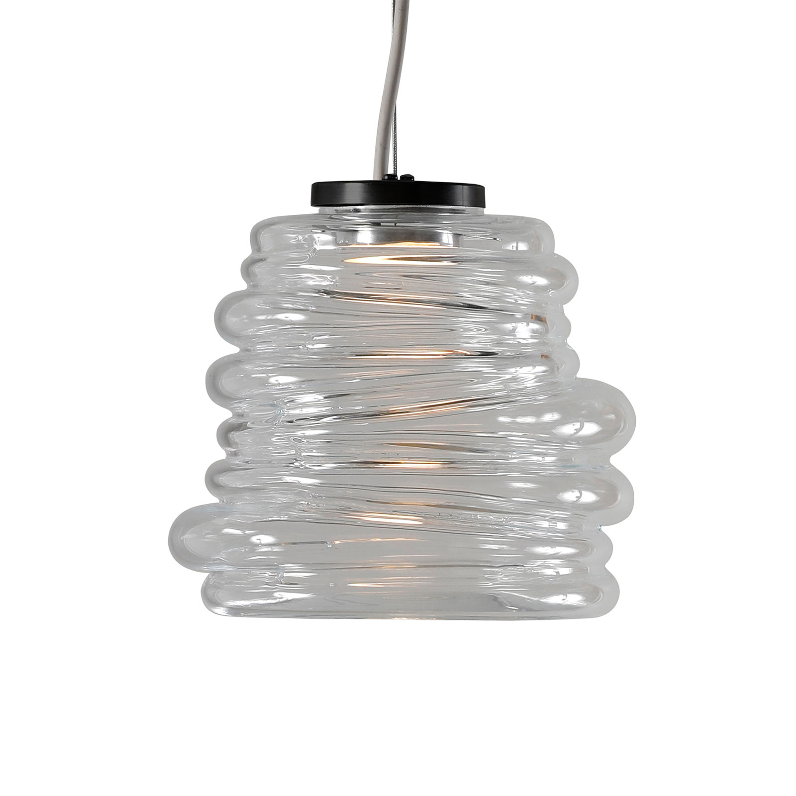 Karman Bibendum LED-Hängeleuchte, Ø 15 cm, klar