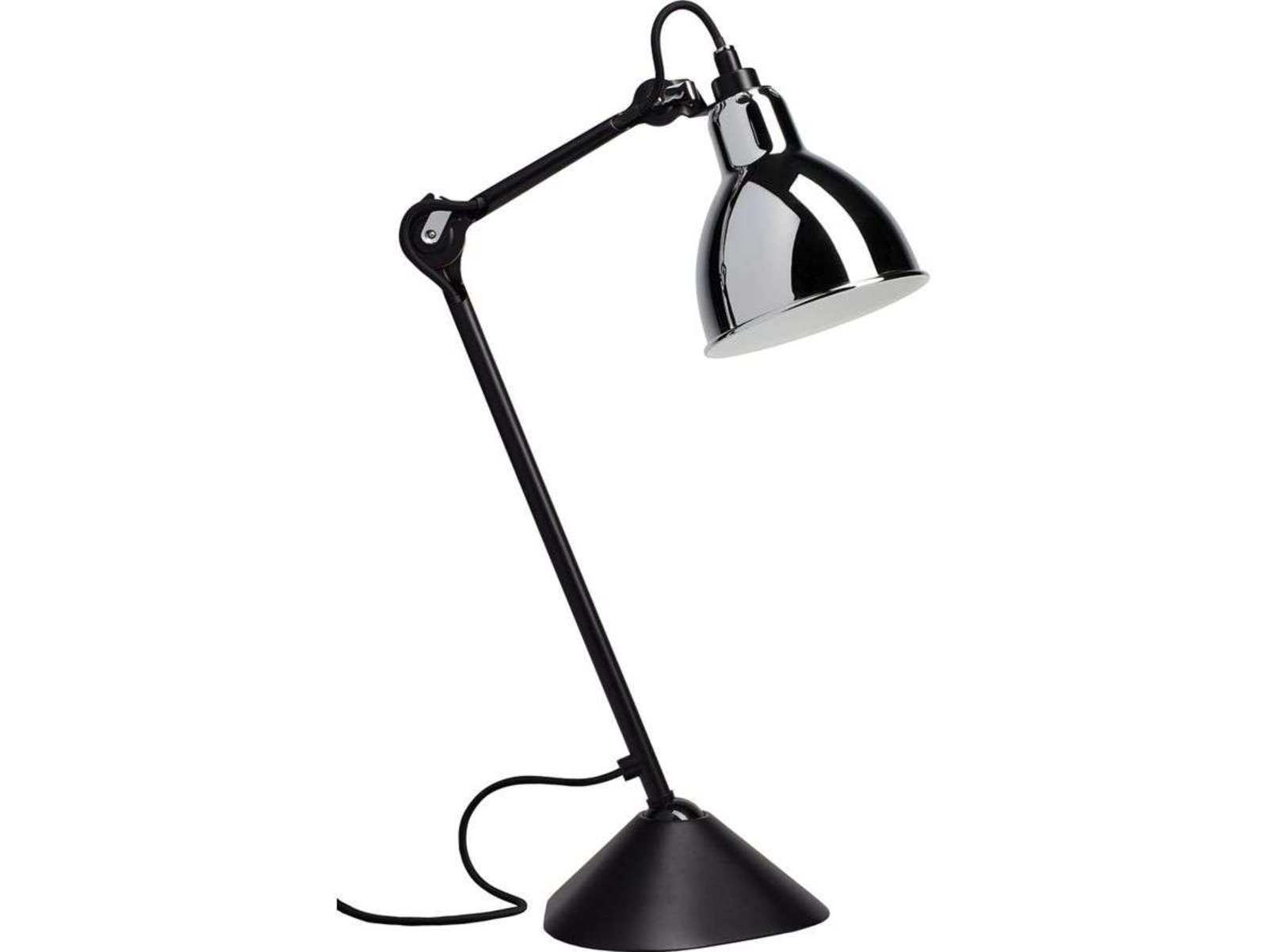 205 Lampă de Masă Black/Chrome - Lampe Gras