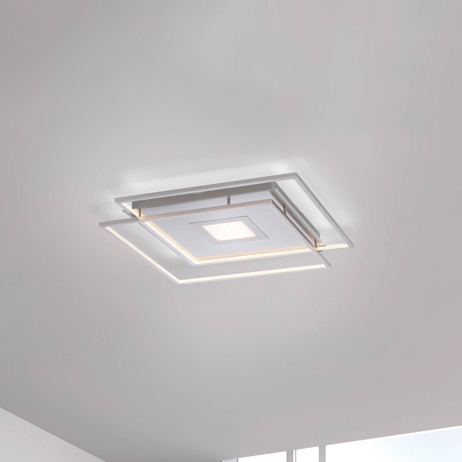 Paul Neuhaus Q-AMIRA lampa sufitowa LED, srebrna