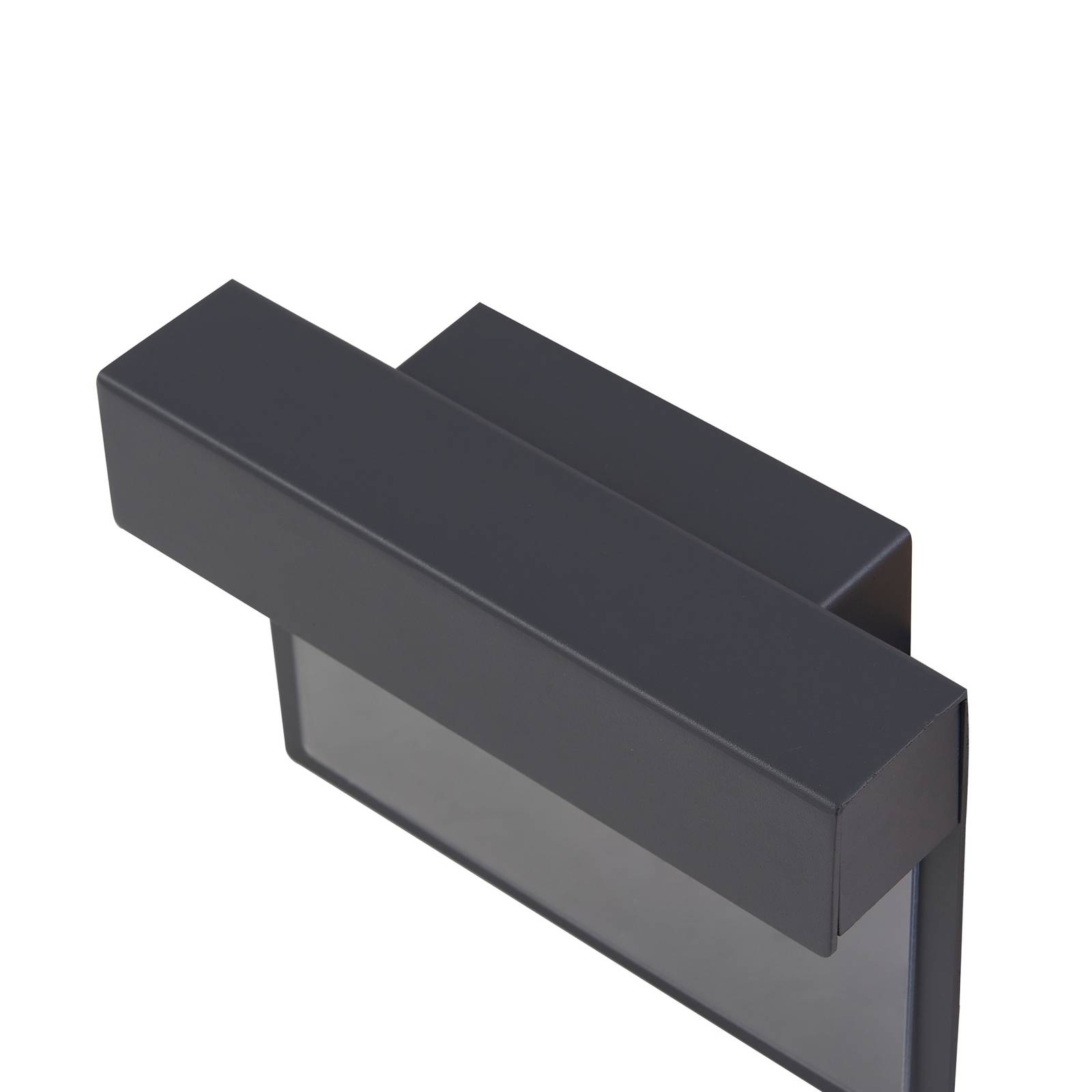 Lampa LED z numerem domu Lindby Antal, antracyt, aluminium