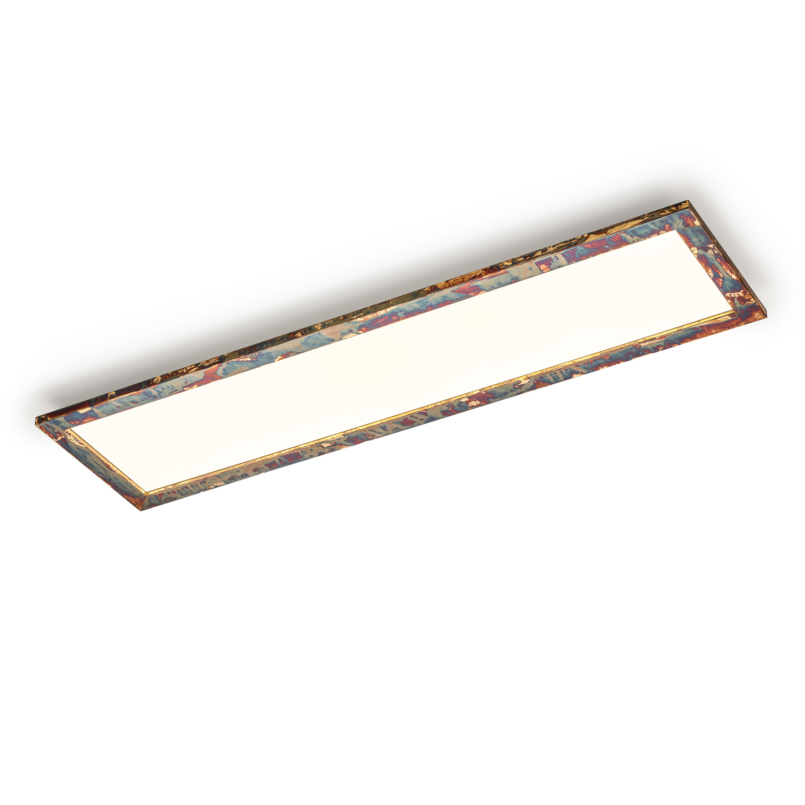 Plošča Quitani Aurinor LED, zlate barve, 125 cm