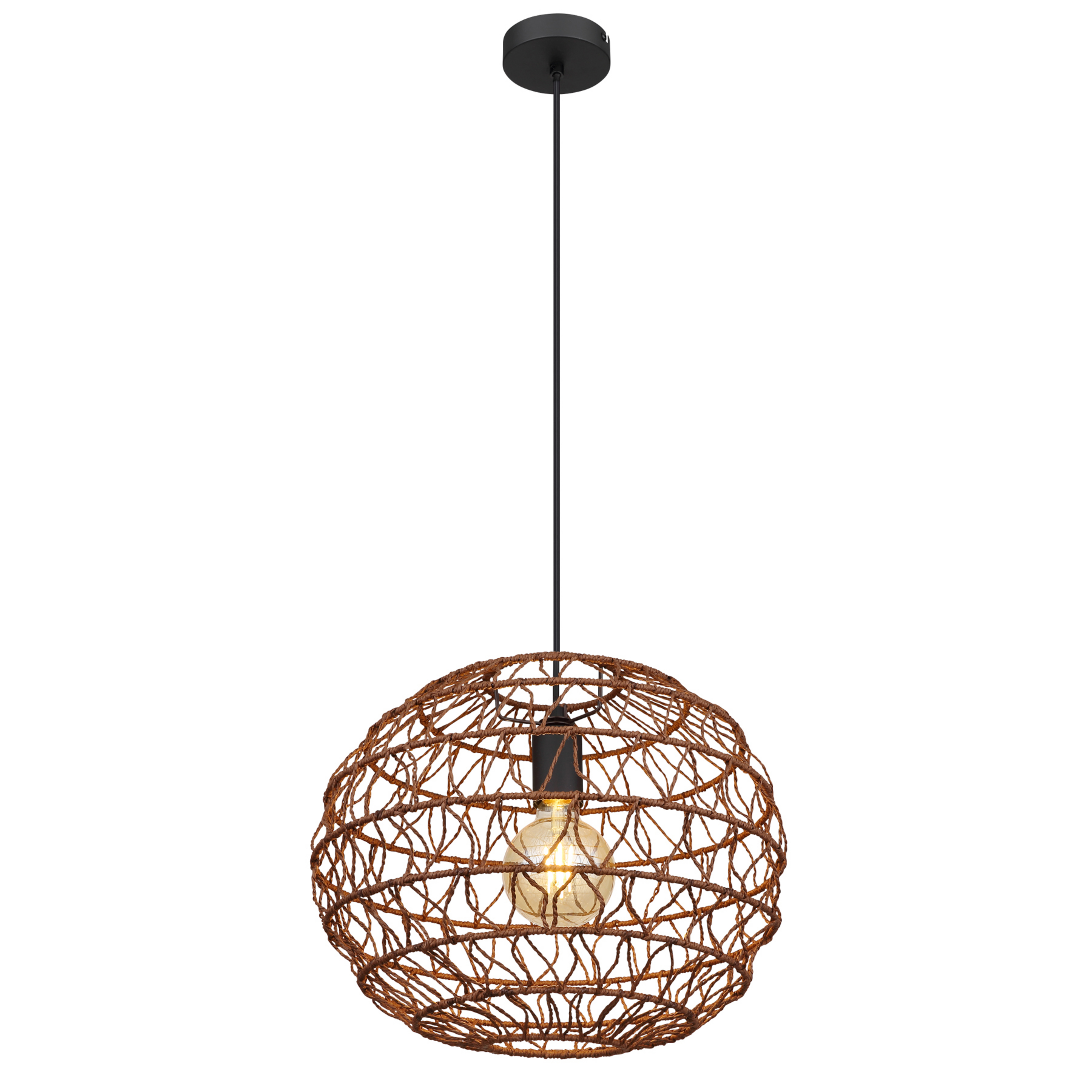 Suspension Senni, brun, Ø 39 cm