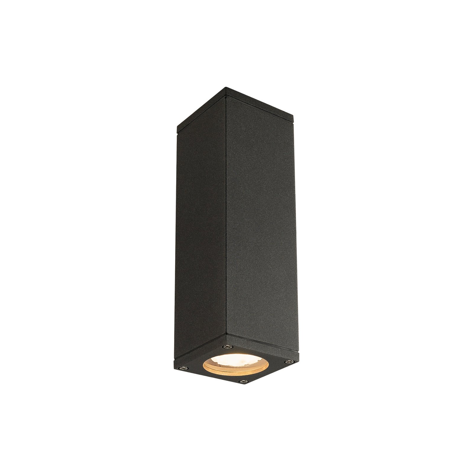 SLV outdoor wall lamp Theo, anthracite, aluminium, up/down