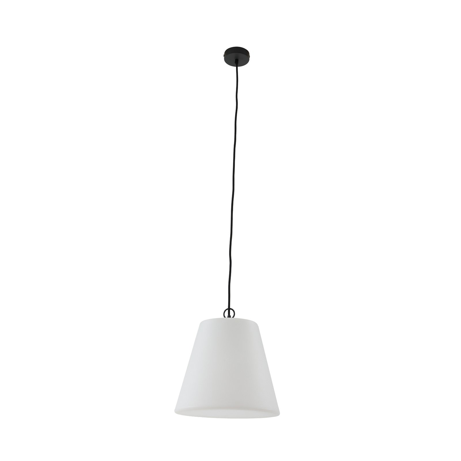 Lindby Alaida outdoor hanging truncated cone white