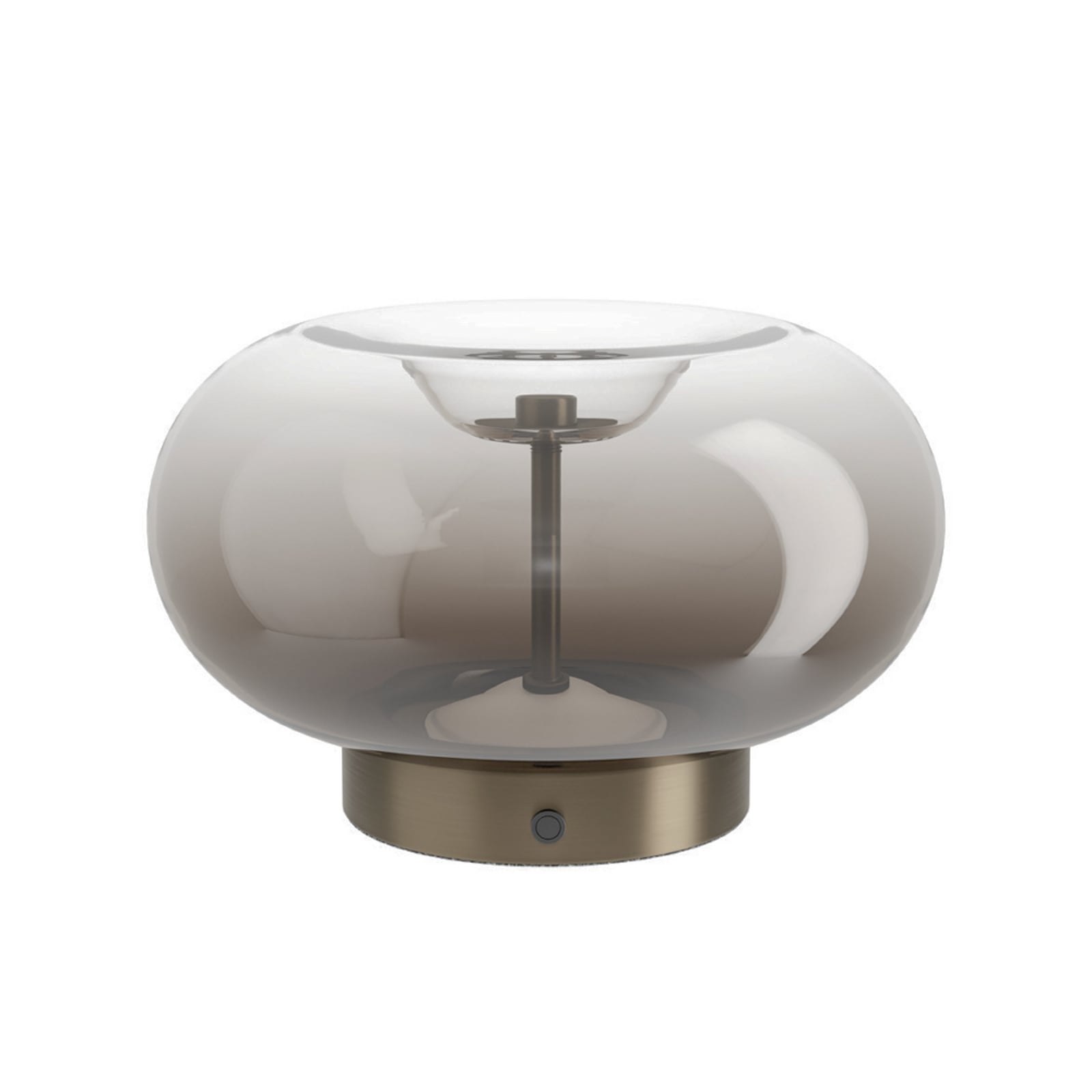 Lámpara de mesa LED EGLO OPTICA 1, bronce/marrón, Ø 25 cm, CCT Lámpara de mesa LED EGLO OPTICA 1, bronce/marrón, Ø 25 cm, CCT