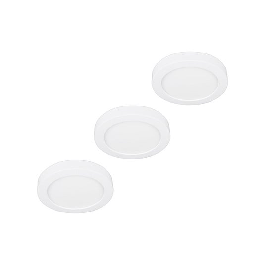 Prios LED-Deckenleuchte Edwina, weiß, 23 cm, 3er-Set
