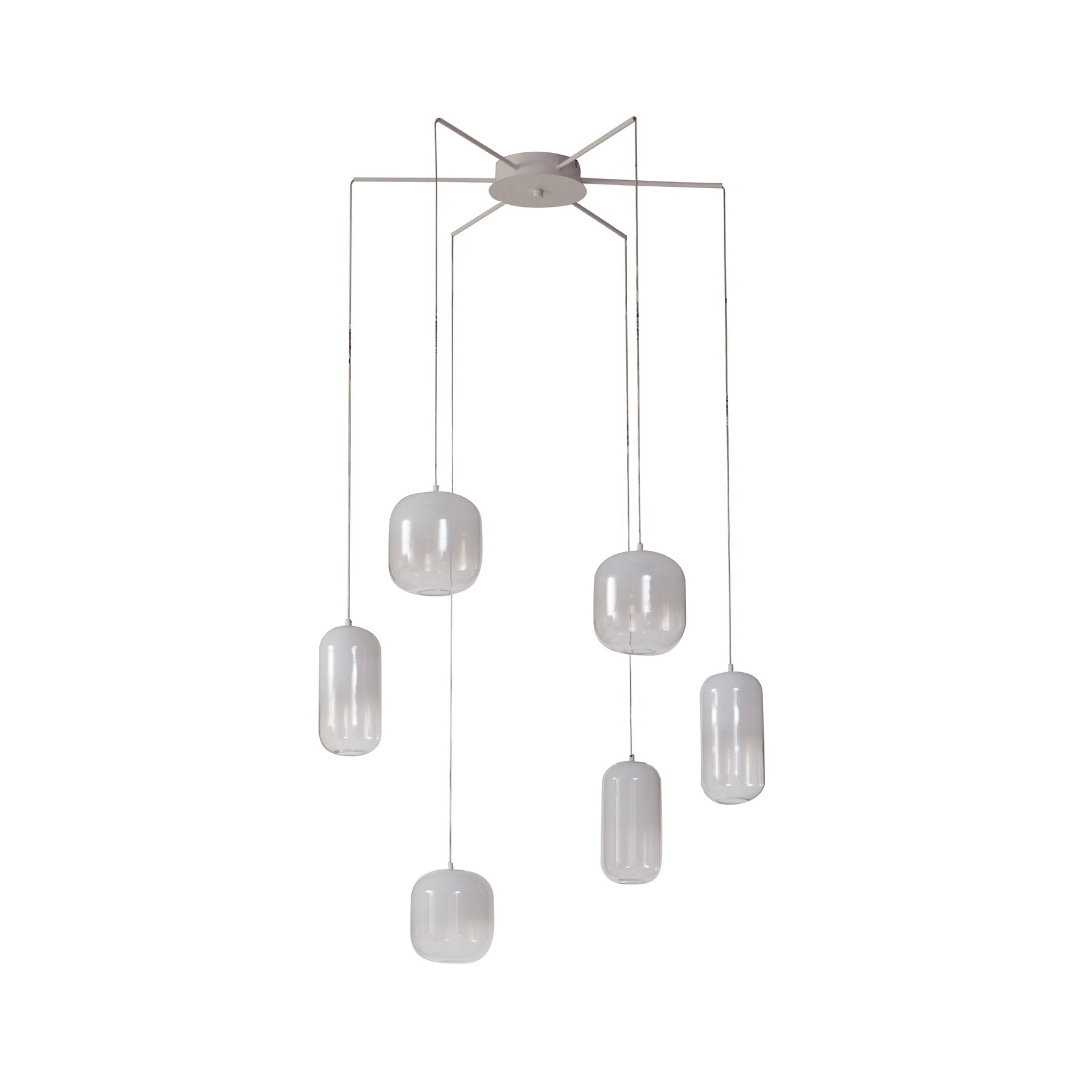 Avelina 6 LED Suspension Blanc - Lucande