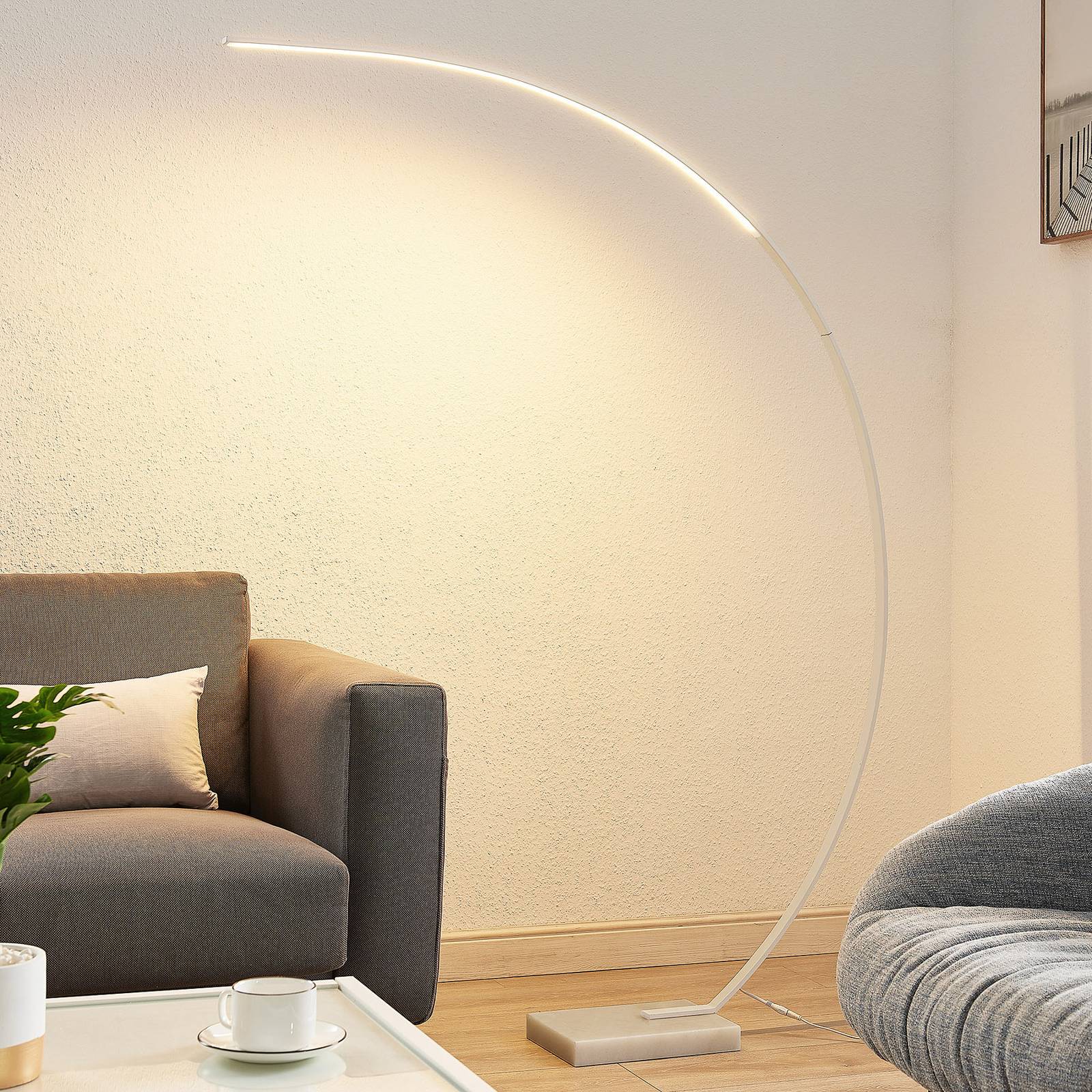 E-shop Lindby Kendra oblúkové stojanové LED