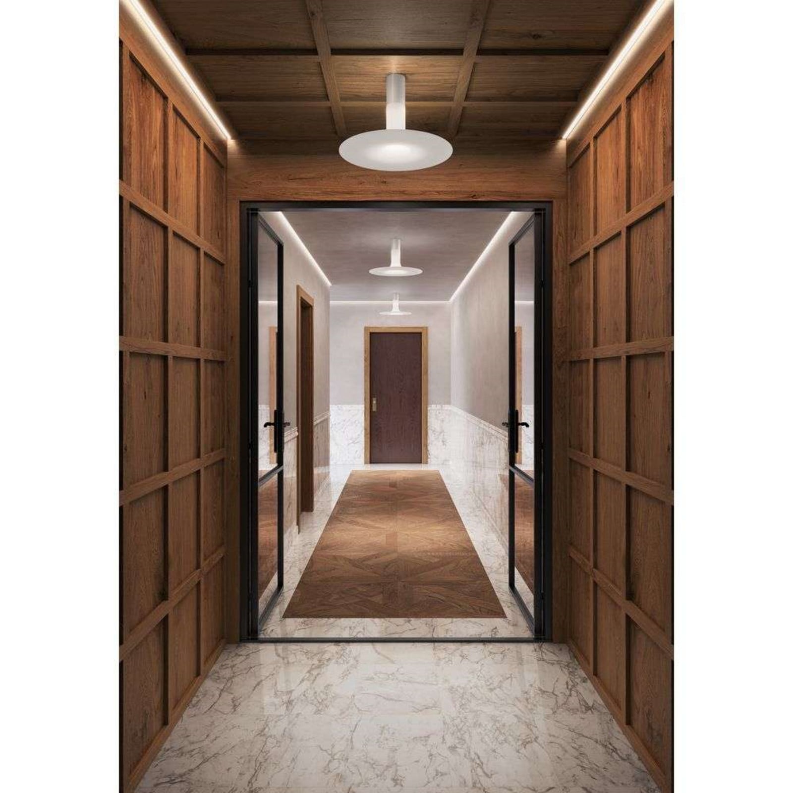 Louis 48 Plafond White kdln - Metall