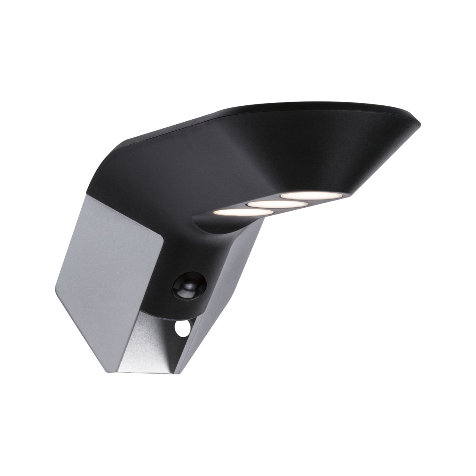 Paulmann Soley solar wall lamp ZigBee anthracite, plastic, metal, 1 W, W: 10 cm, H: 10.4 cm