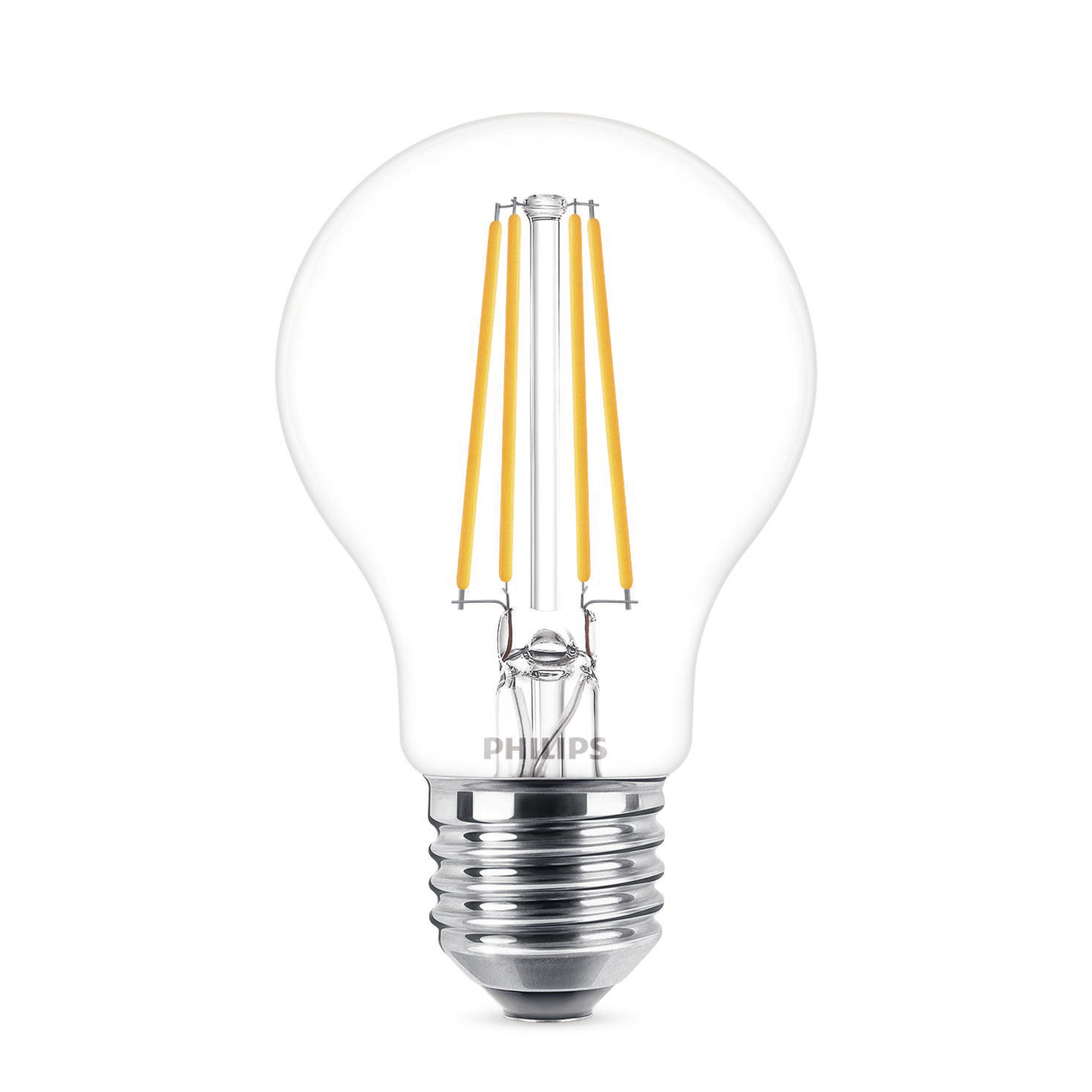 Philips LED bulb E27 7W 850lm 4,000K clear 3-pack