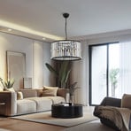 Lampada a sospensione AV-1667-3BSY con bastoncini in cristallo