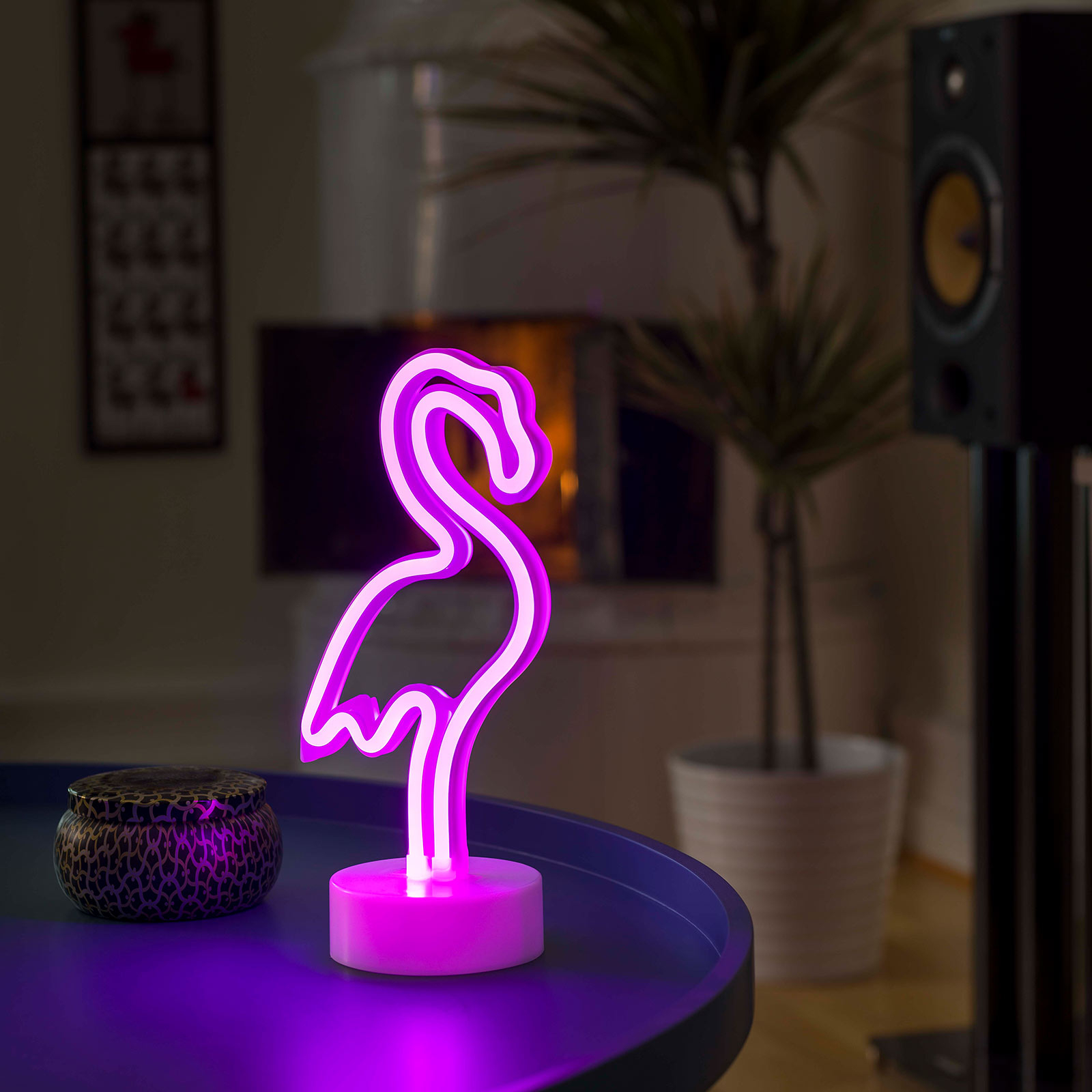 flamingo battery operated lights