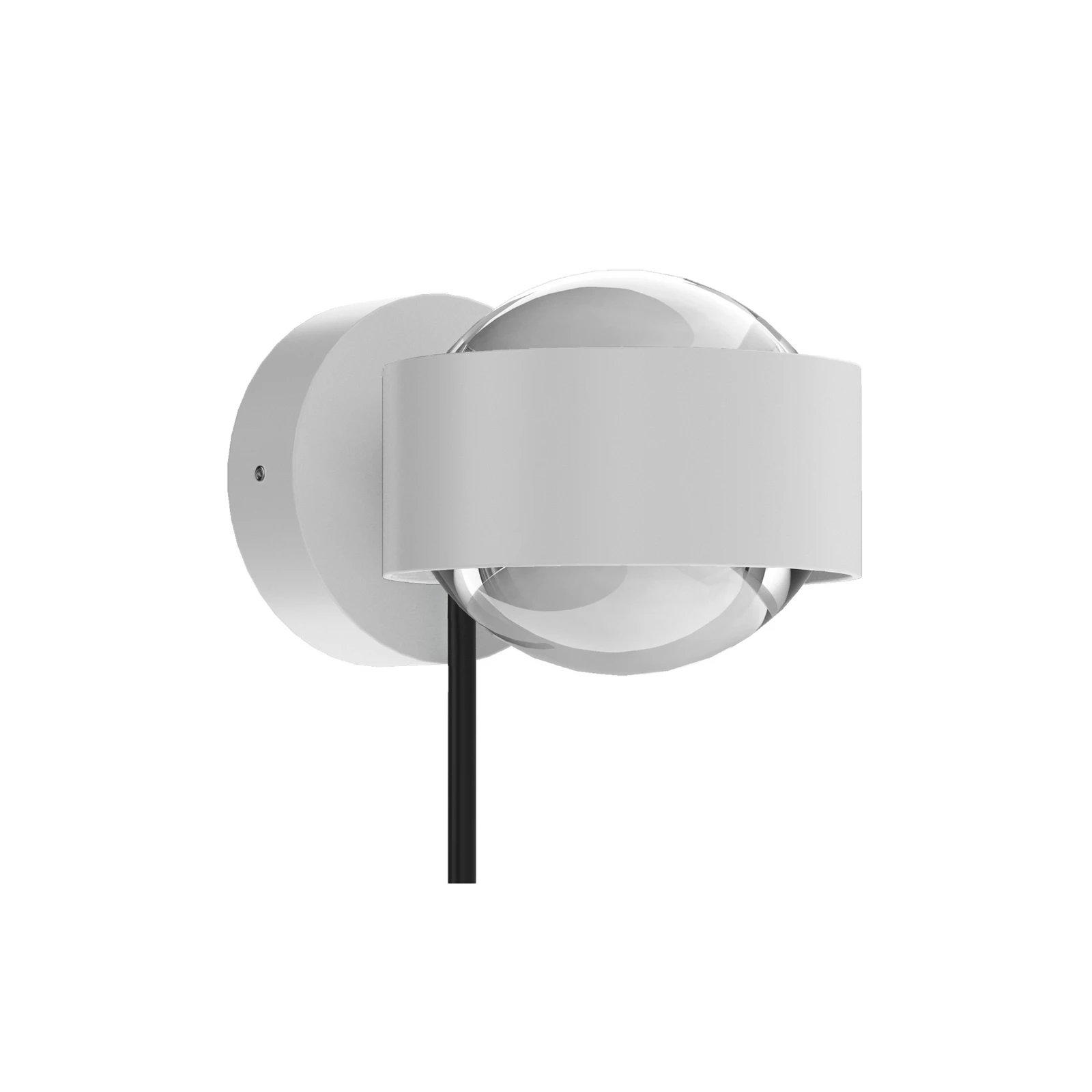 Puk! 80 Wall LED-spot linser klar hvit matt