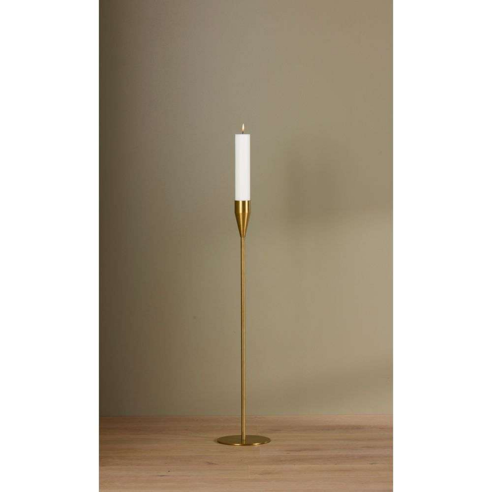 Saturn Maxi Candle Holder H80,5 Brass - Piet Hein