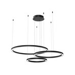 Galaxia LED-Hängeleuchte 3-flammig schwarz 85 W Kunststoff
