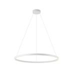 Molto Luce LED hanglamp Perfora, wit, Ø 90 cm, aluminium