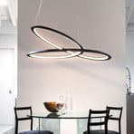 NEMO Kepler hanging light 2,700K Down Ø84cm black