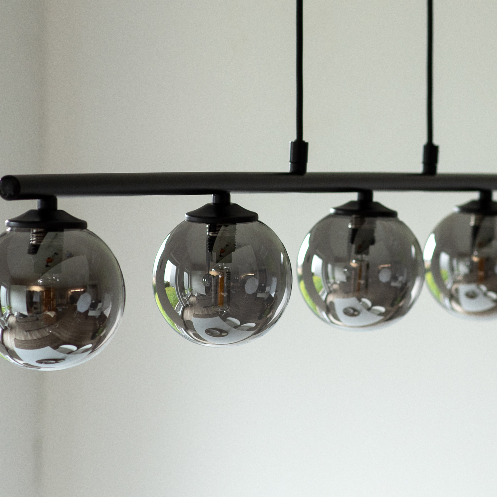 Paul Neuhaus Widow colgante LED esferas de vidrio