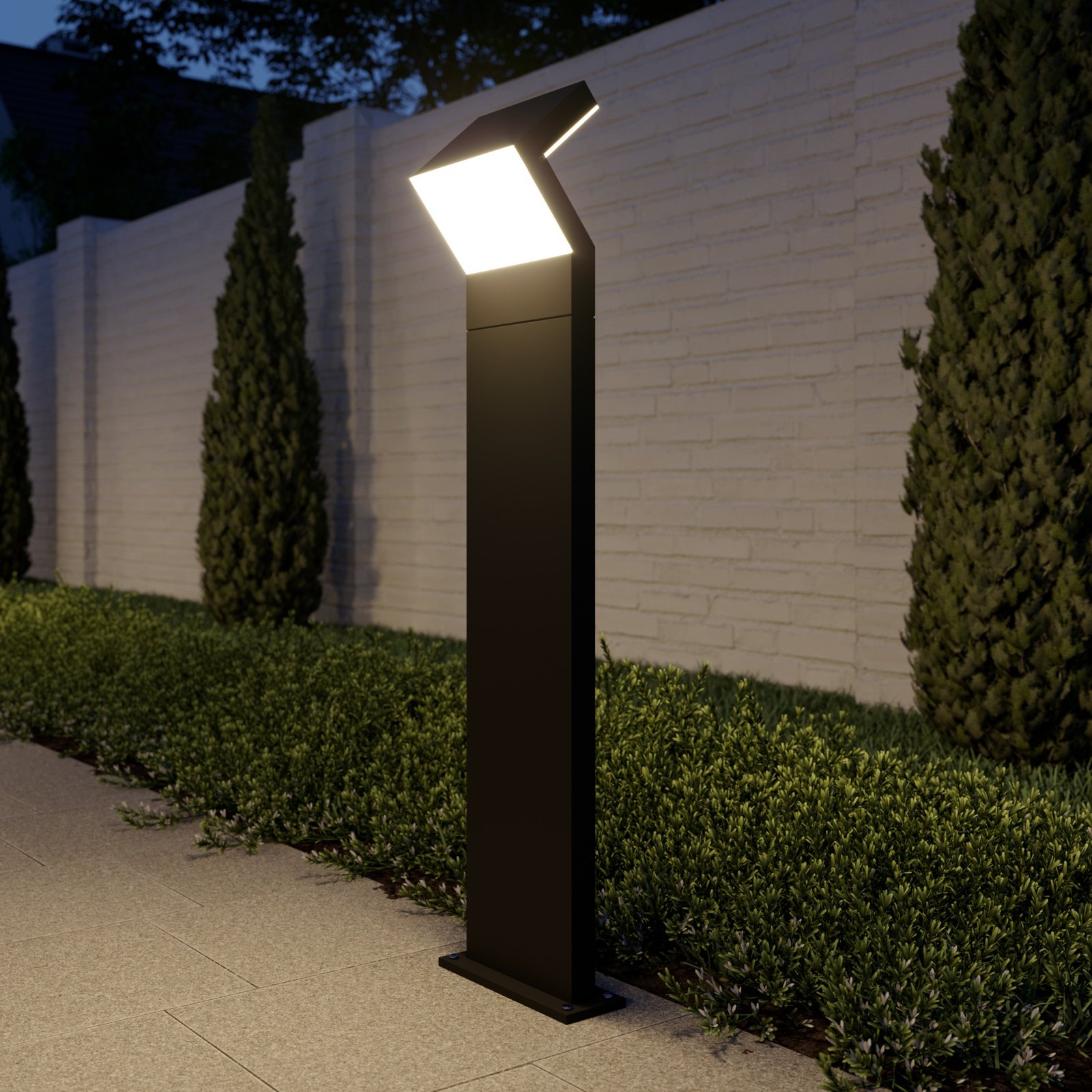 Arcchio Havin chodníkové LED svietidlo, tmavosivé