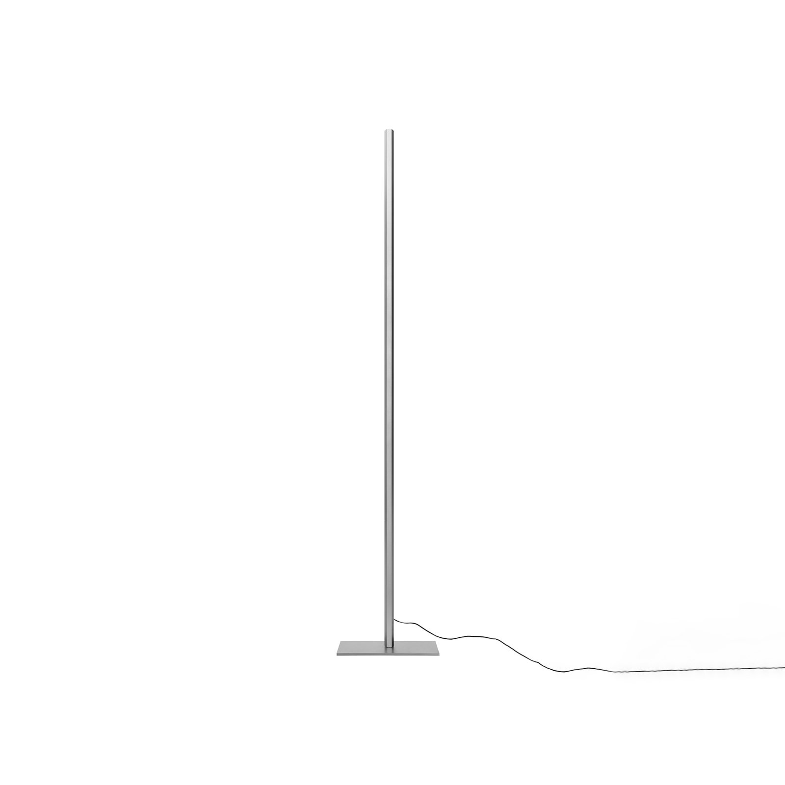 LED-Stehleuchte Lineal, Höhe 180 cm, nickel matt