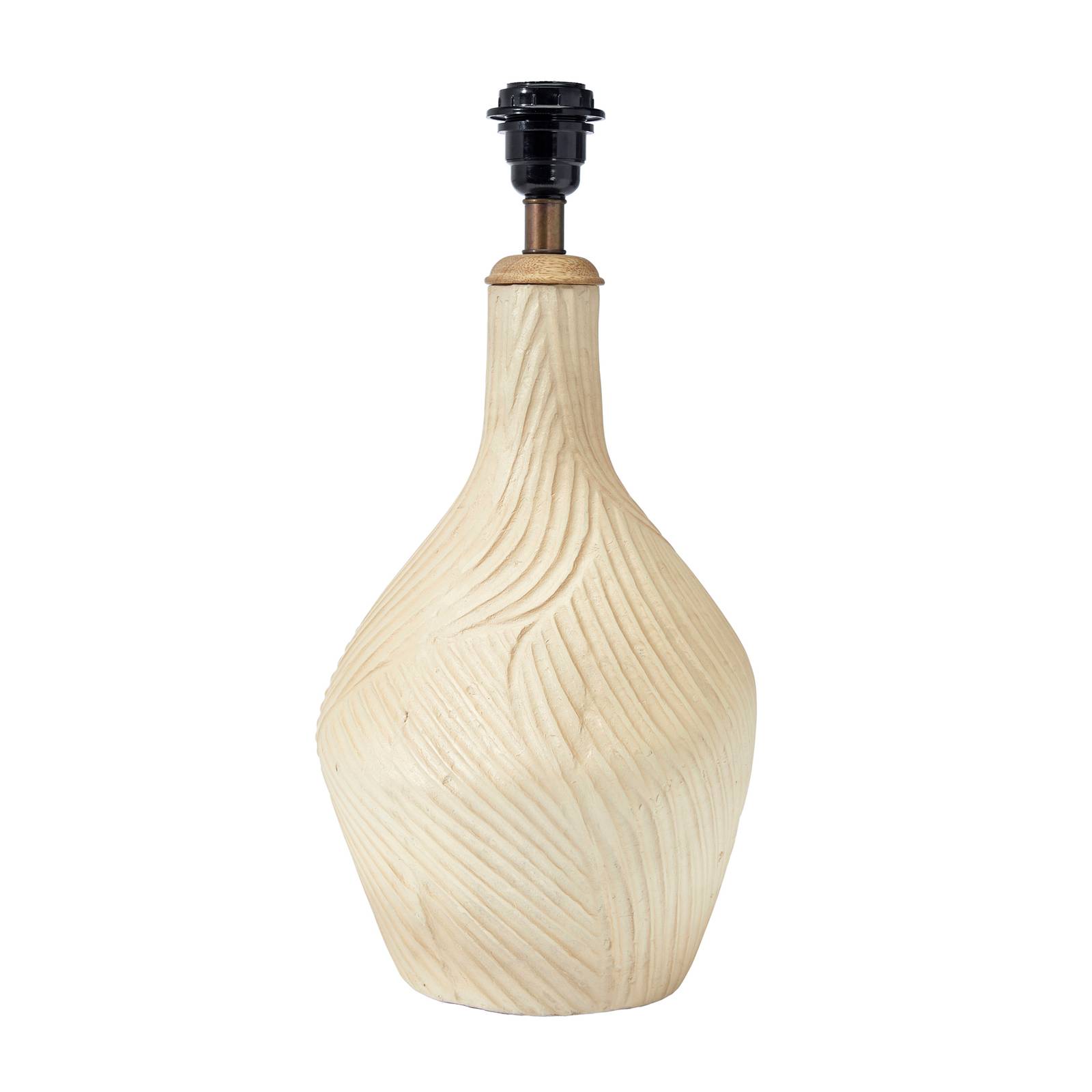PR Home Hope lampa stołowa Ø 35 cm beżowa/czarna