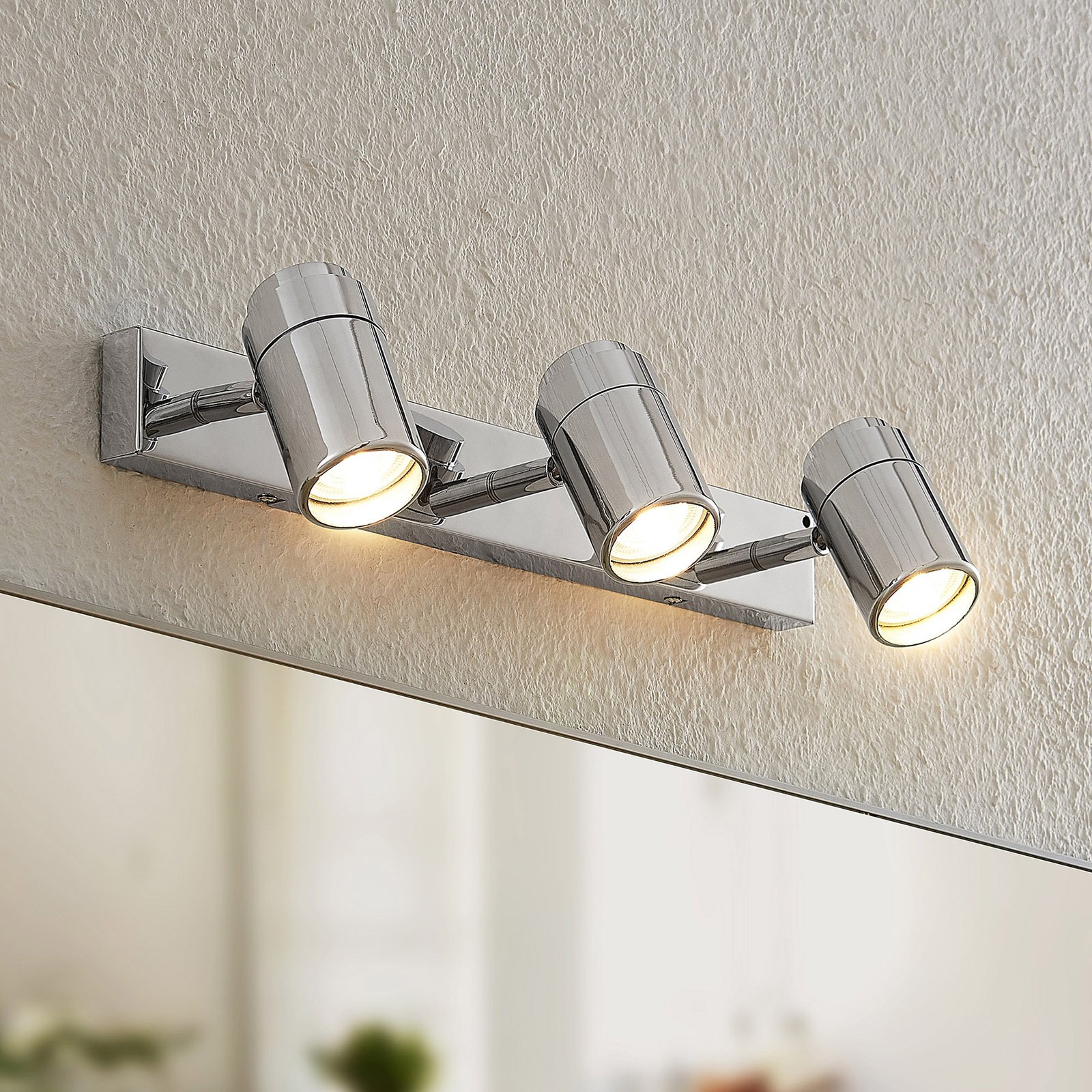 Remilan 3 Deckenleuchte Chrome - Lindby
