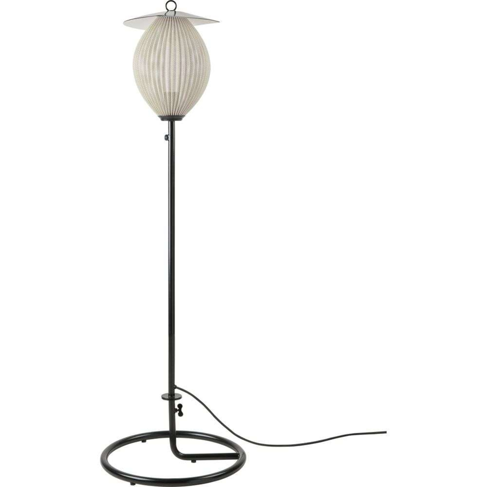 Satellite Lampadar de Exterior Cream White/Black - GUBI