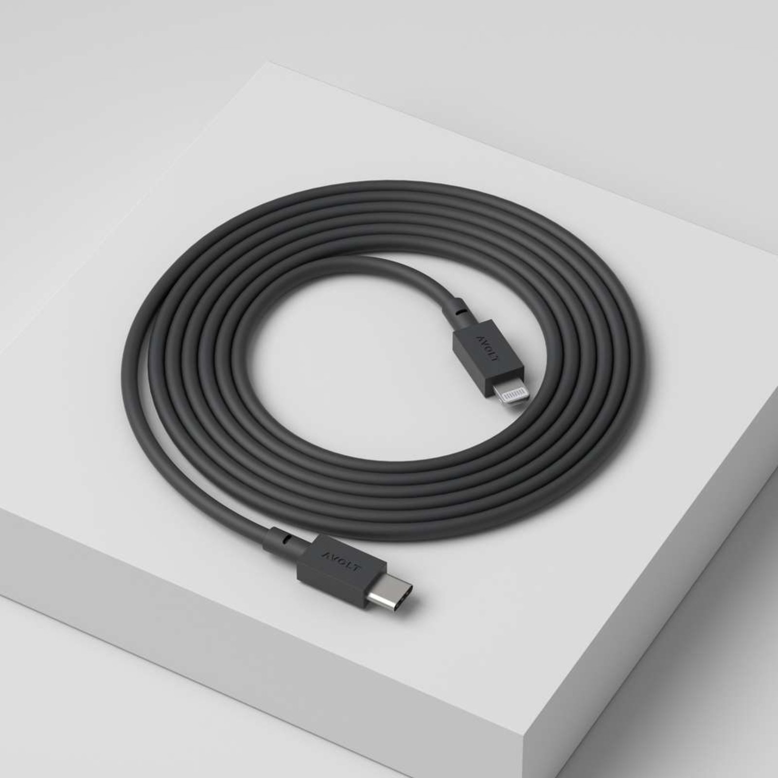 Cable 1 USB-C to Lightning 2m Stockholm Black - Avolt