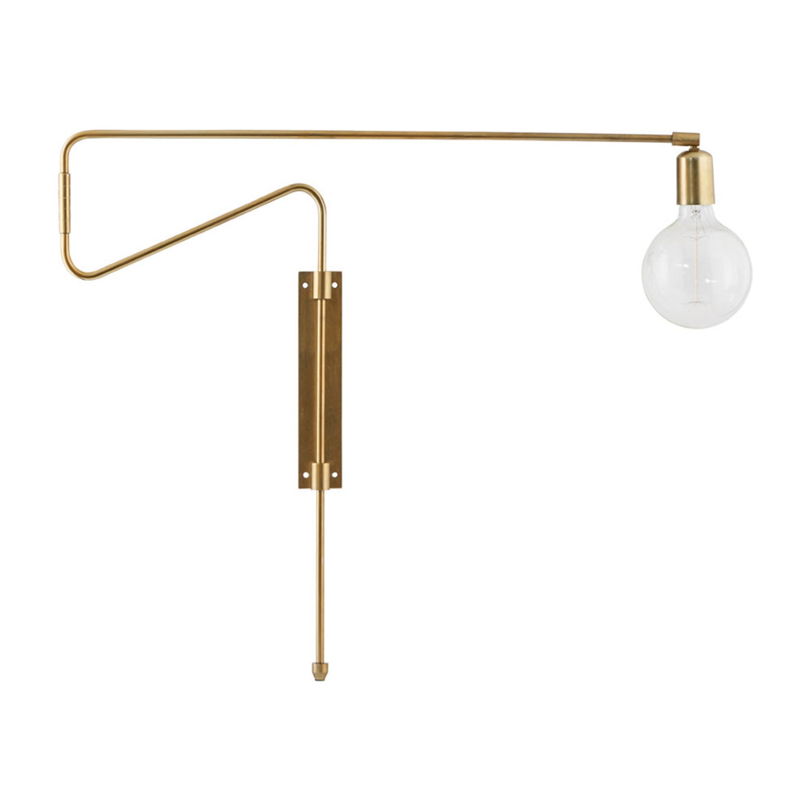 Swing Wall Lamp 70cm Brass - House Doctor