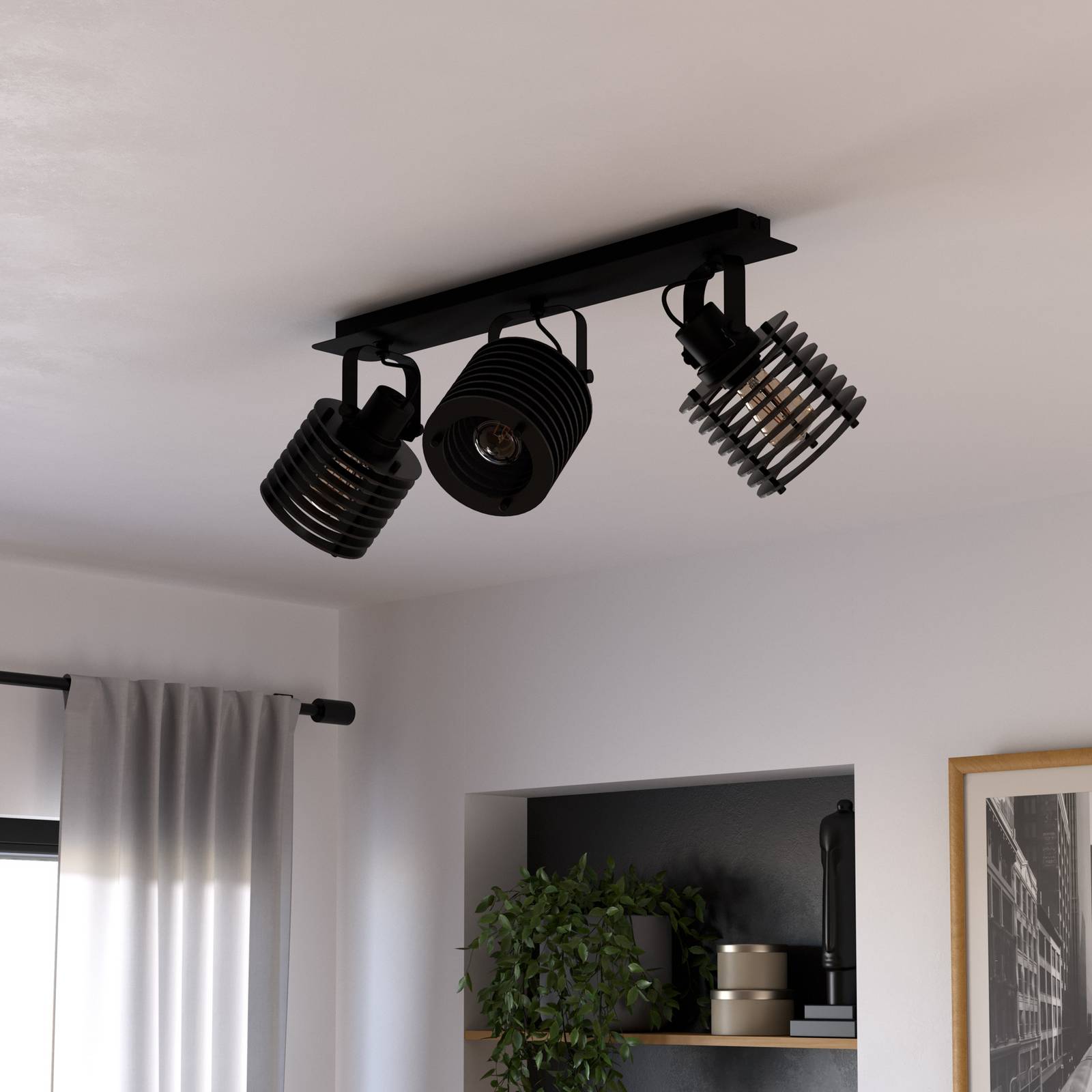 Lampa sufitowa Segovia, 3-punktowa