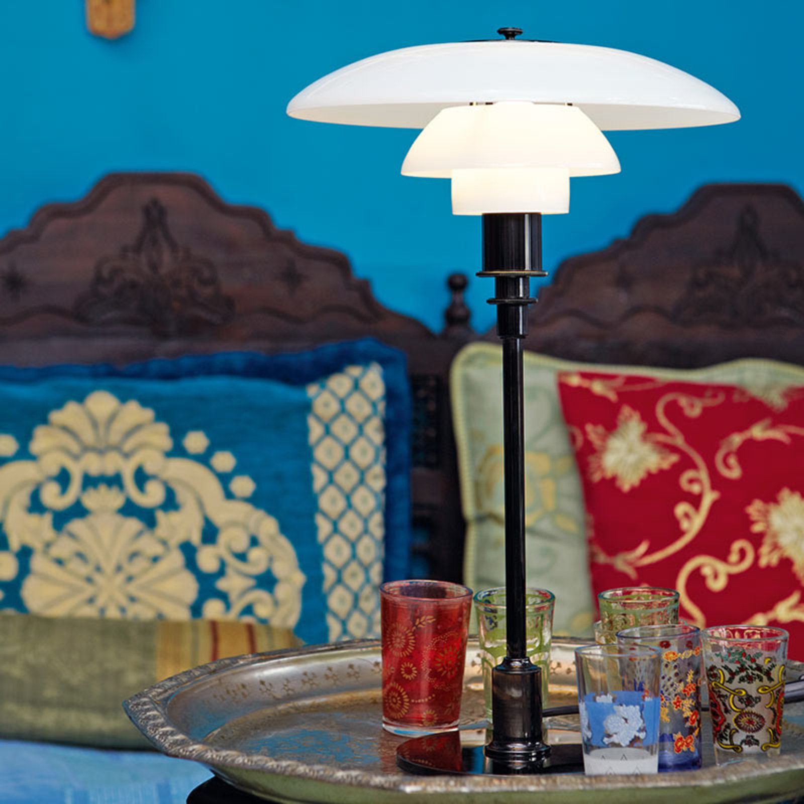 PH 3/2 Tafellamp Zwart Gemetaliseerd - Louis Poulsen
