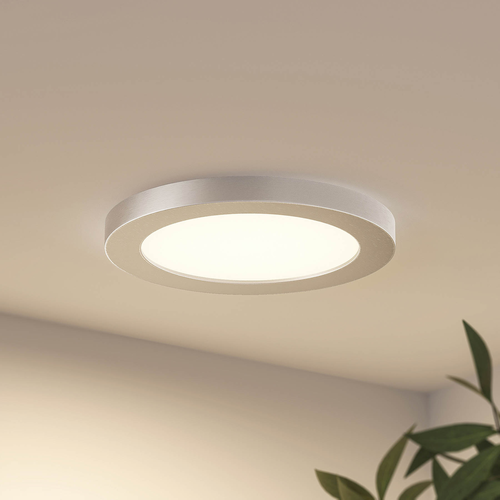 Prios Aureka LED-loftlampe, indbygning, 22,5 cm