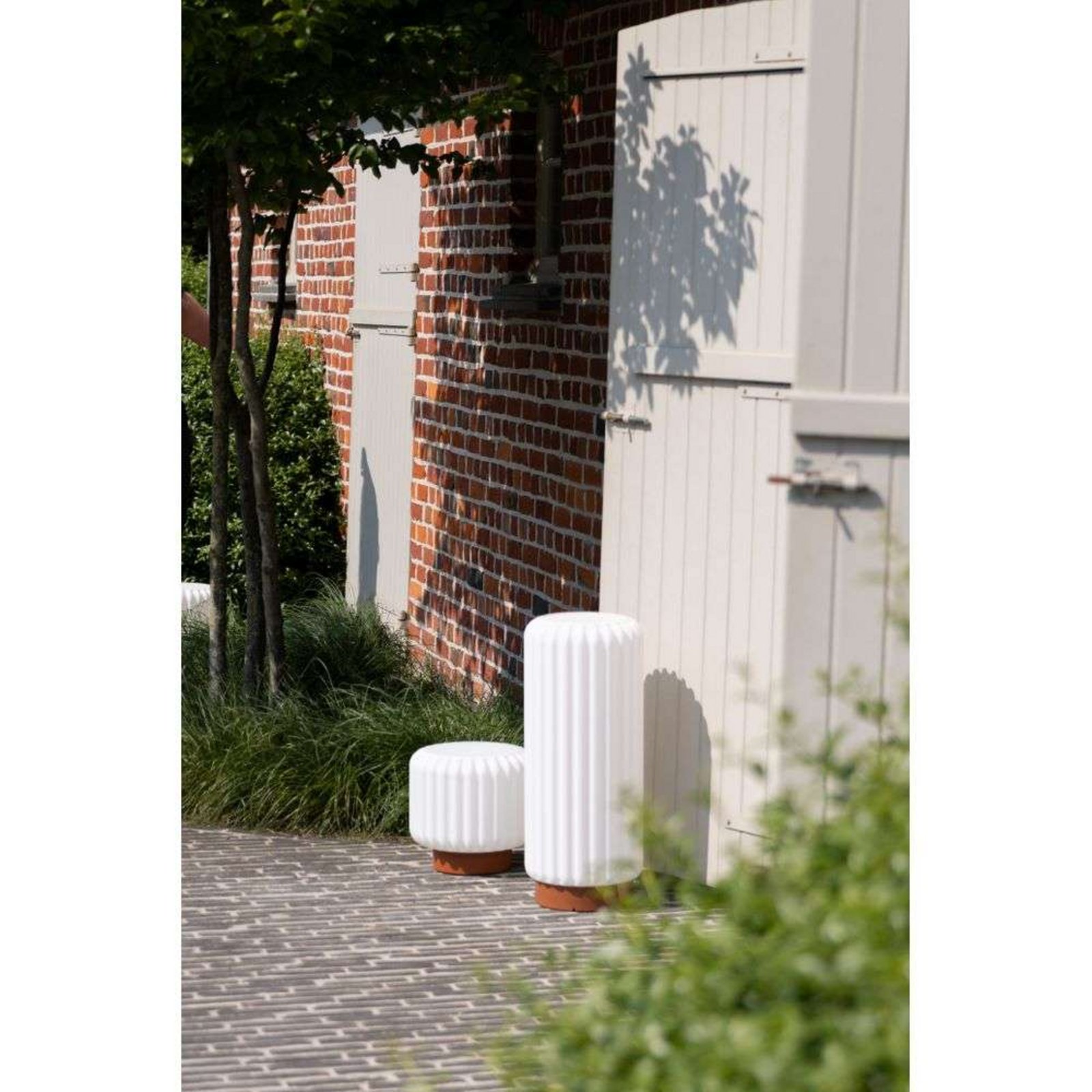 Dentelles Tall XL Portable Lampadar IP54 Terra - Atelier Pierre