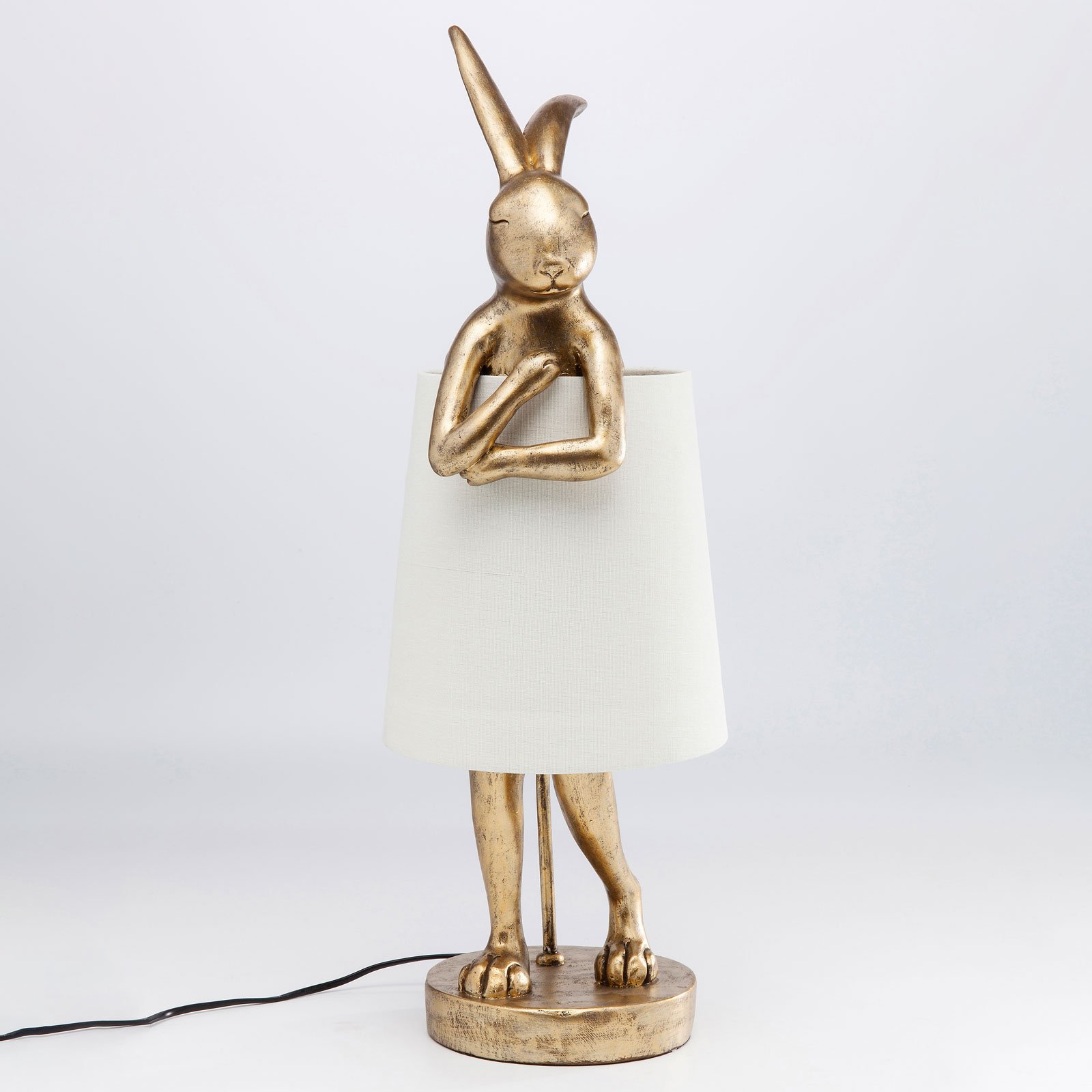 KARE Animal Rabbit laualamp kuldne/valge