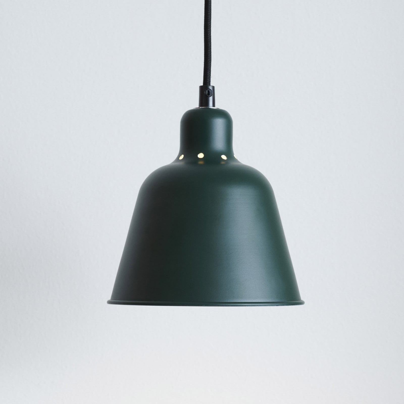 CARPENTER-riippuvalo, tummanvihreä, Ø 15 cm, E14 - Halo Design