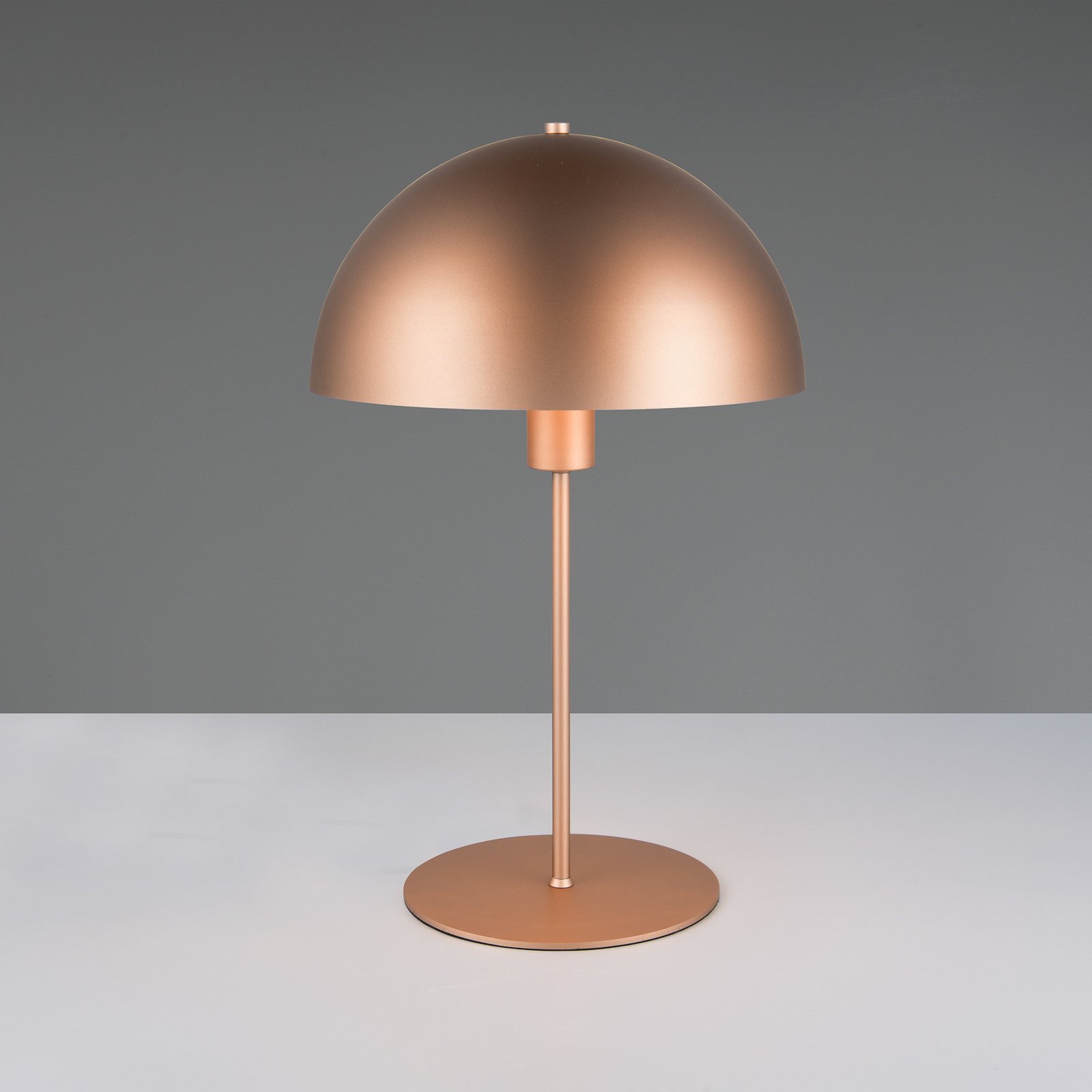 Nola table lamp, coffee, height 45 cm, metal