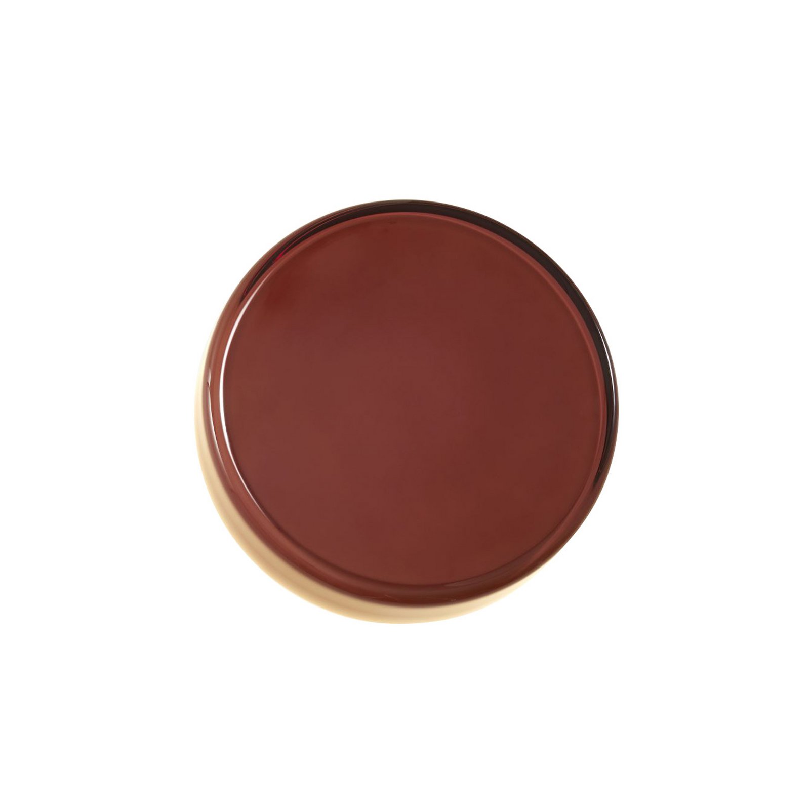 MARSET LED-vegglampe Caramel, brun, Ø 28 cm, TRIAC, glass