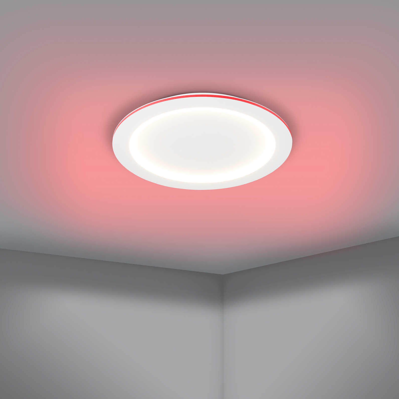 EGLO connect LED осветление за таван Padrogiano-Z, Ø 60 cm, бяло