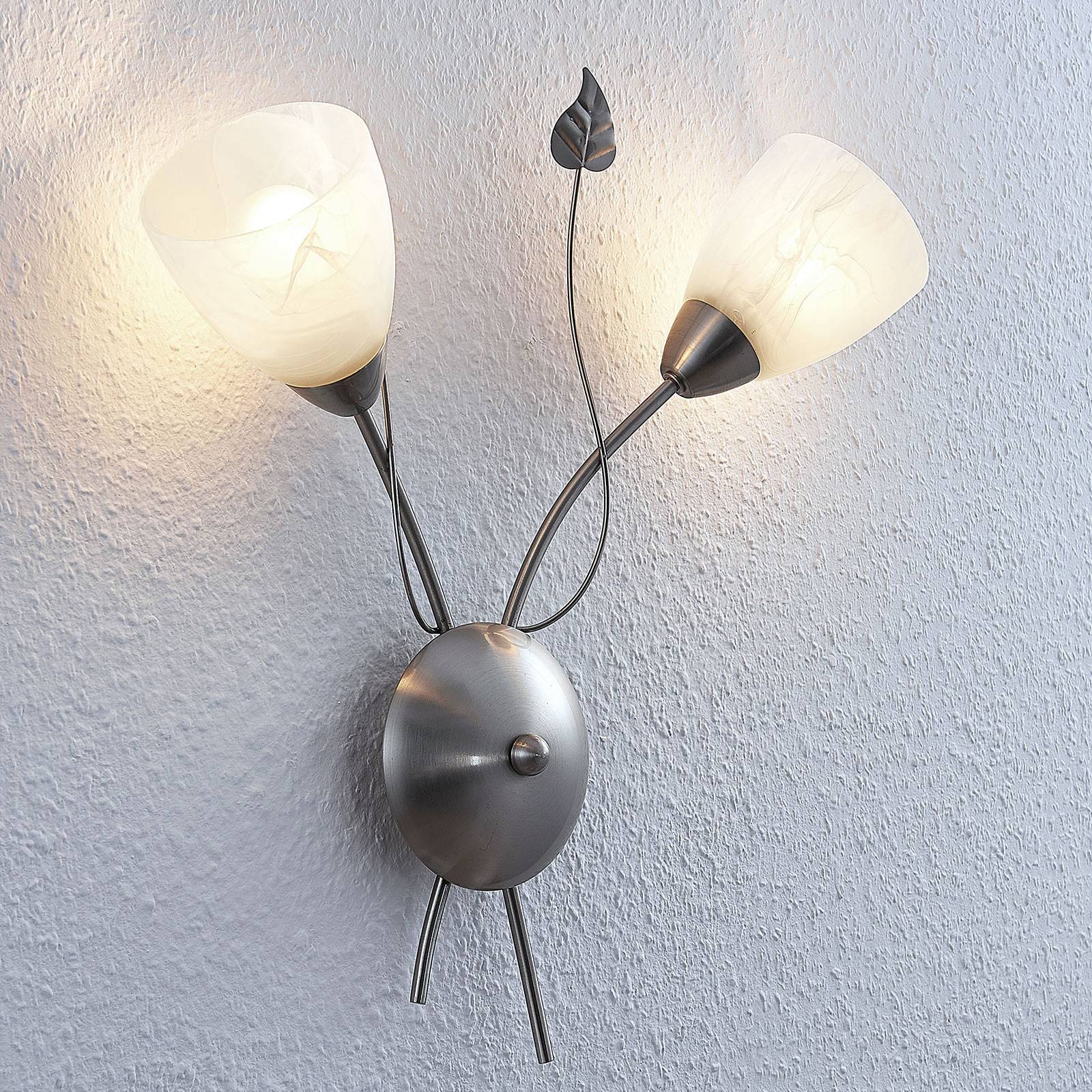 Photos - Chandelier / Lamp Lindby Yannie wall light, two-bulb 