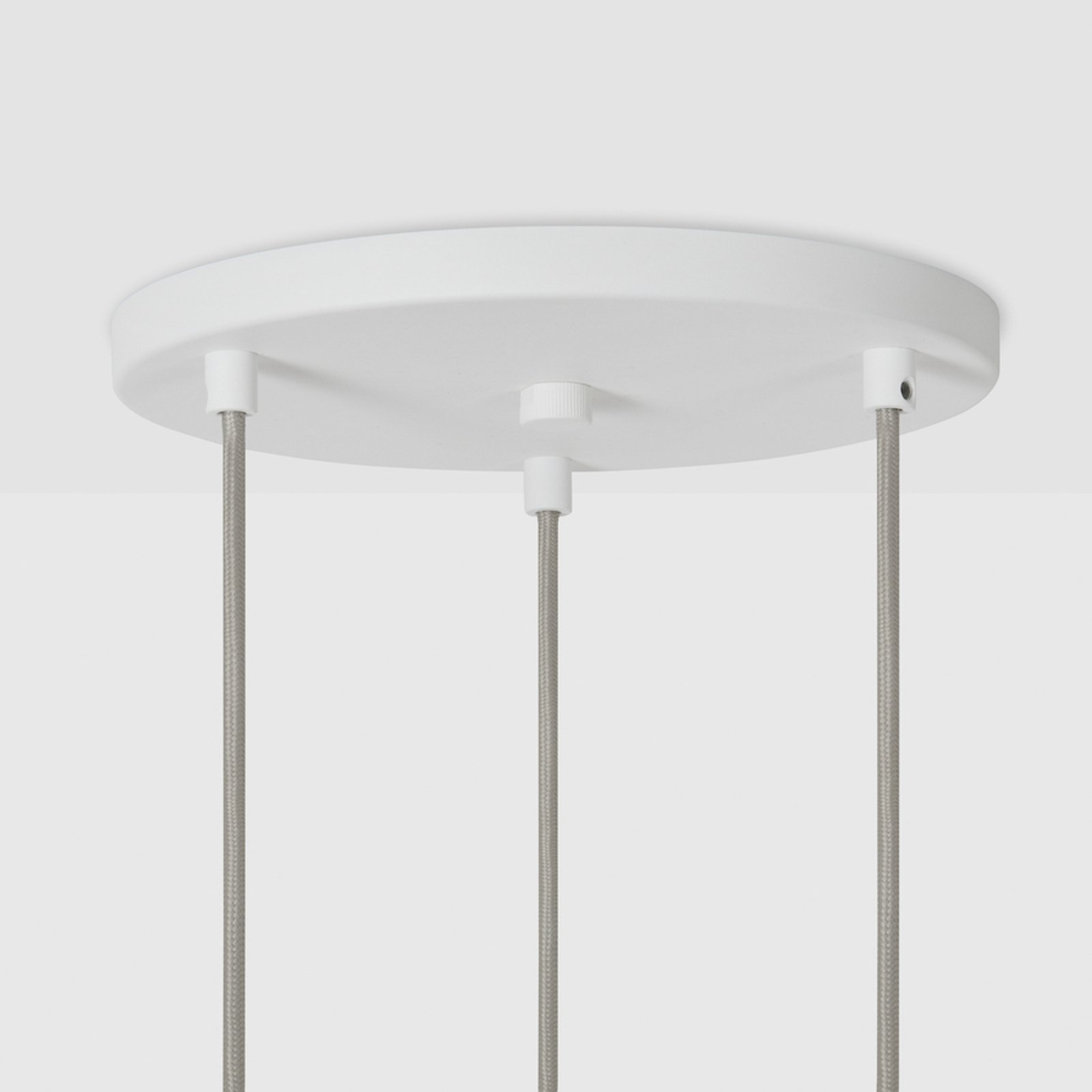 Tala hanglamp Triple Pendel rond, E27 opaal, wit/wit