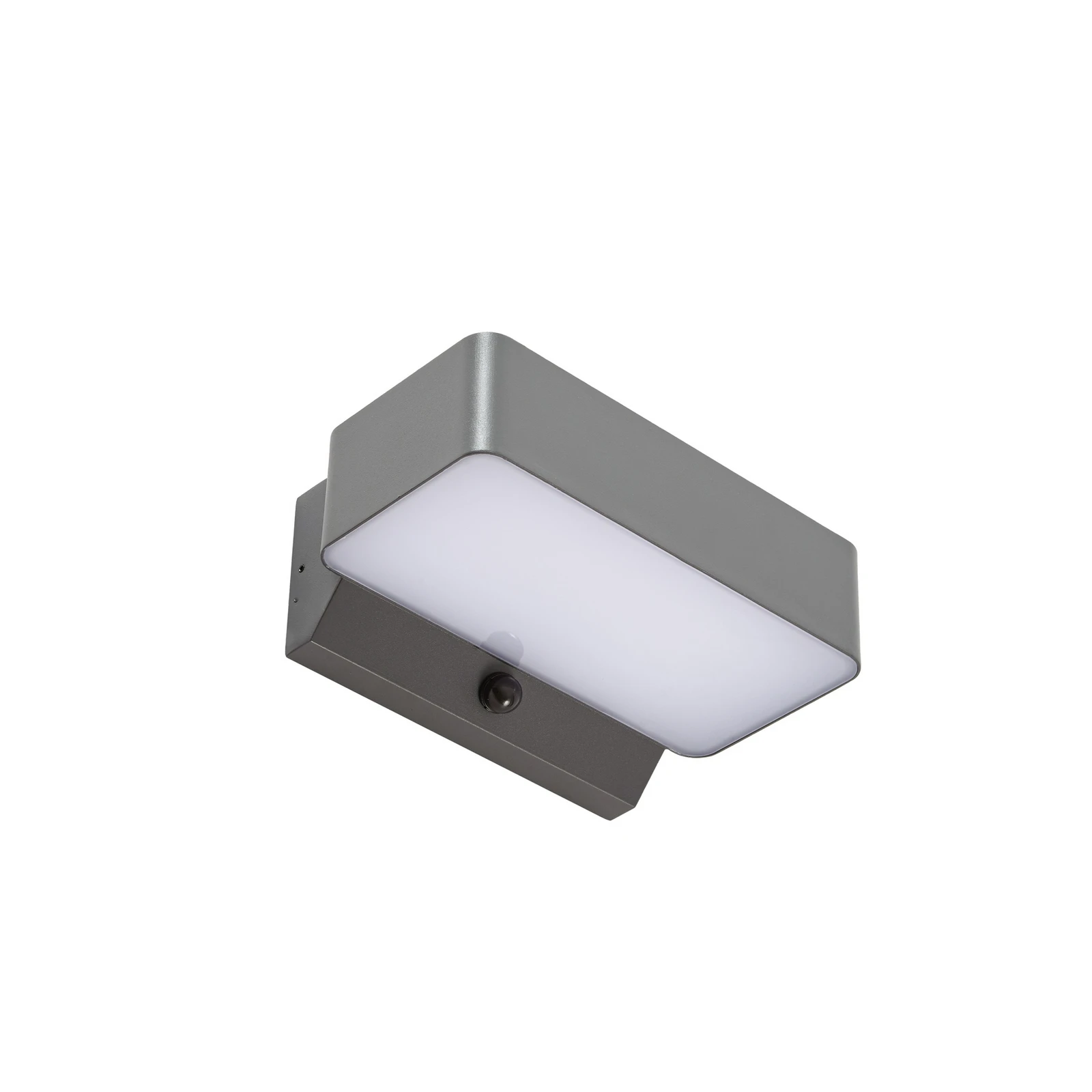 Lindby LED-Außenwandleuchte Fando, anthrazit, Sensor, IP44