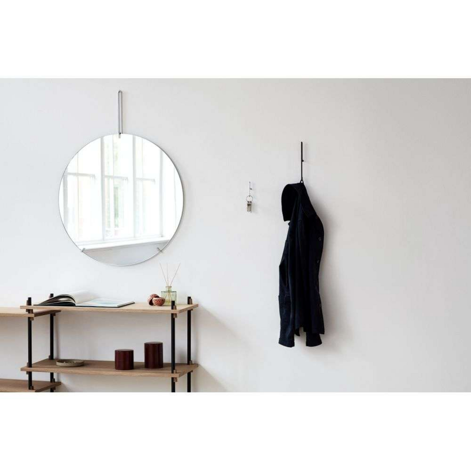 Wall Mirror Ø70 Chrome - Moebe