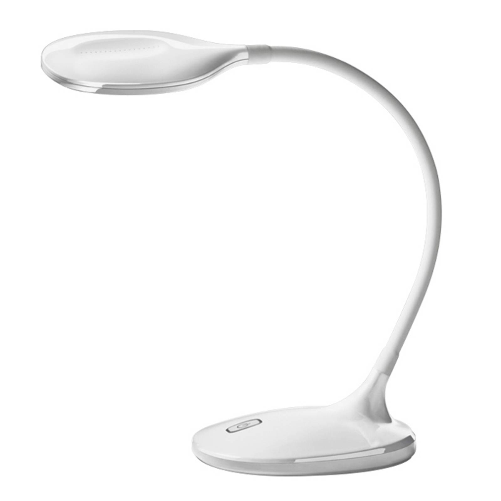 Lampe de bureau LED Sophie flexible, blanc