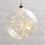 LED-Dekokugel Glow aus Glas, Ø 20 cm