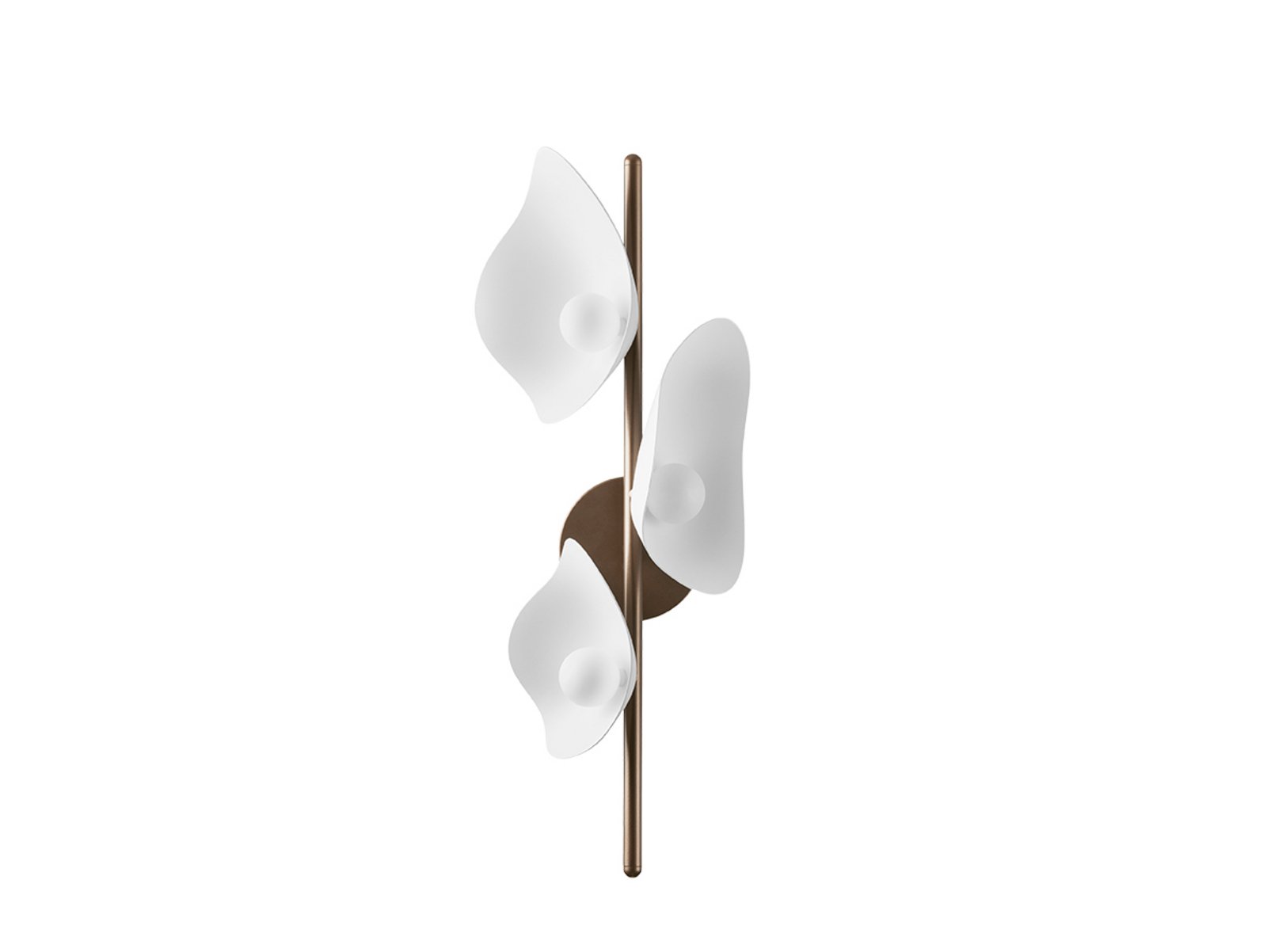 Florii 3 Aplique de Pared Dark Bronze/White - Nuura